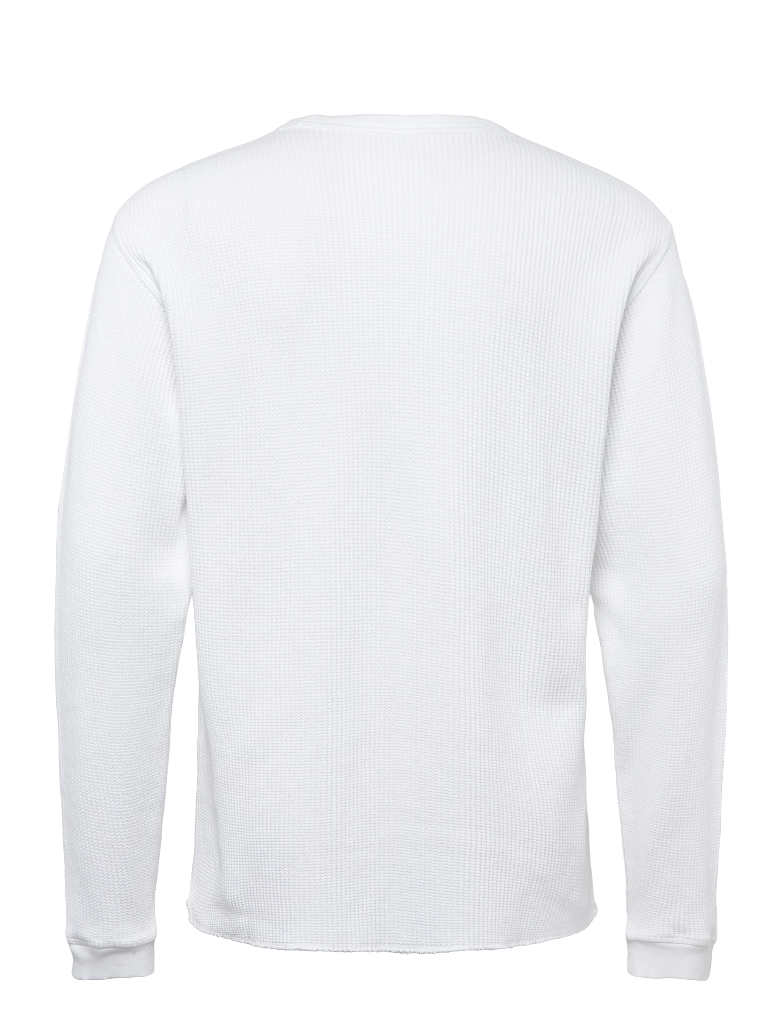 Levi's® - LS RLX THERMAL TEE WHITE + - langærmede t-shirts - neutrals - 2