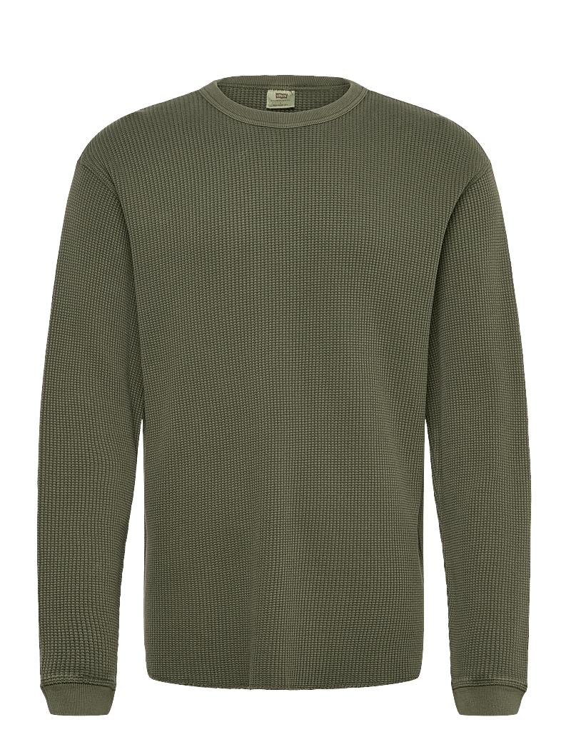 Levi's® - LS RLX THERMAL TEE GARMENT DYE - langärmelig - greens - 1