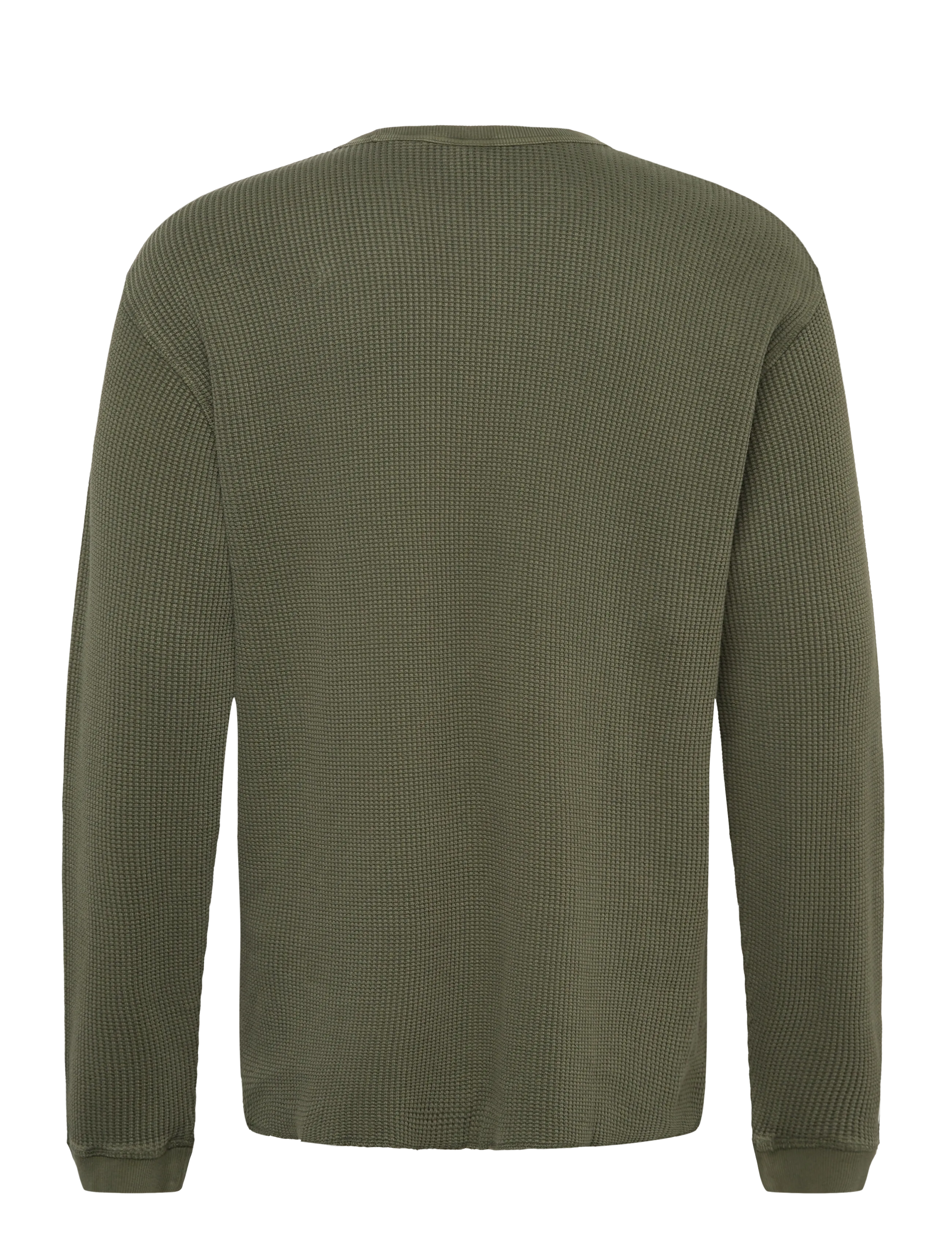 Levi's® - LS RLX THERMAL TEE GARMENT DYE - laveste priser - greens - 2