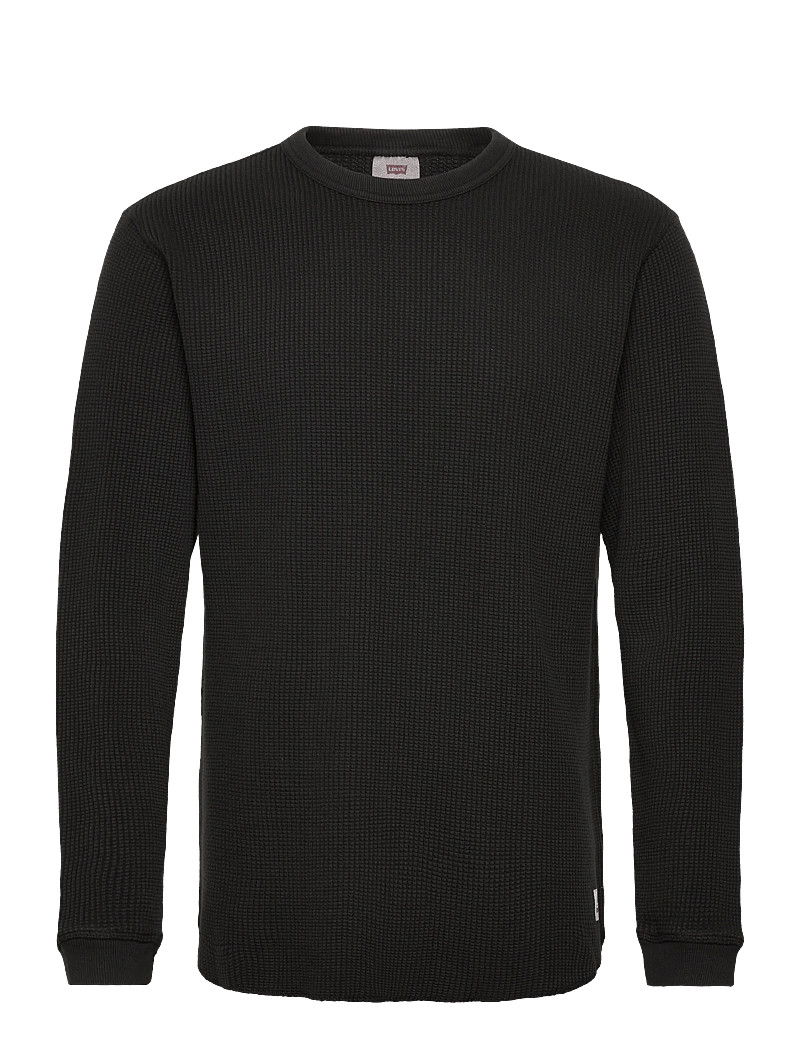Levi's® - LS RLX THERMAL TEE DG MINERAL - long-sleeved t-shirts - blacks - 1