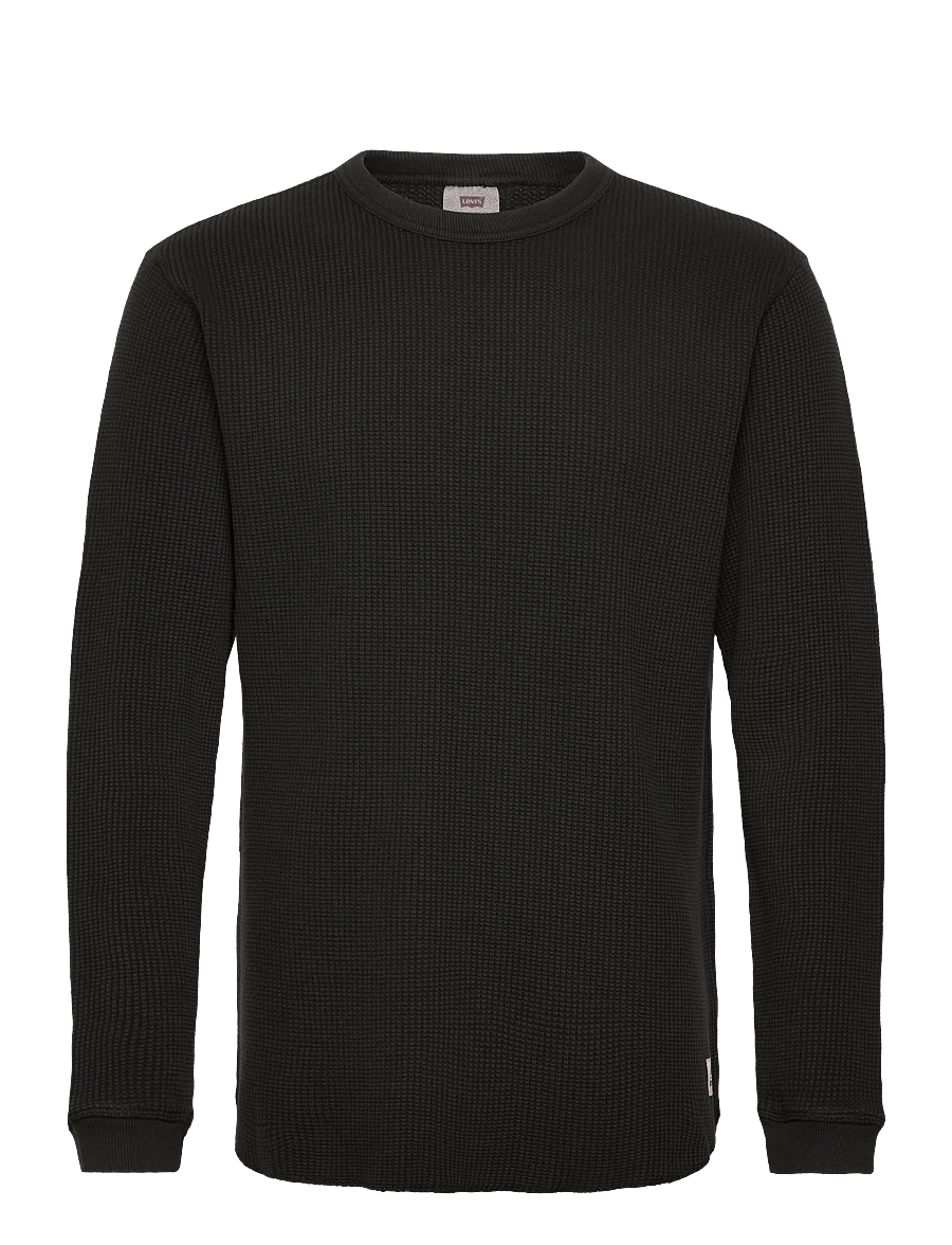 Levi's® - LS RLX THERMAL TEE MINERAL BLA - långärmade t-shirts - blacks - 1