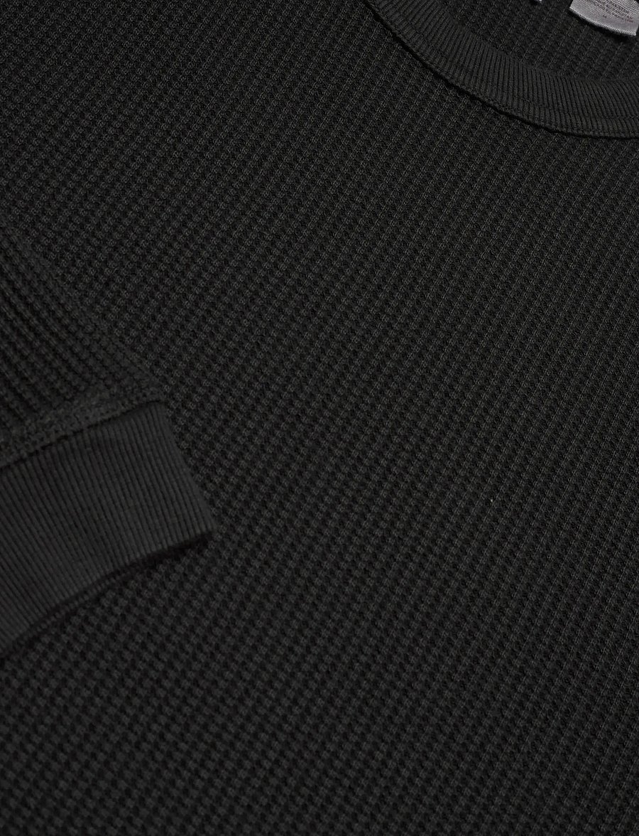 Levi's® - LS RLX THERMAL TEE MINERAL BLA - långärmade t-shirts - blacks - 4