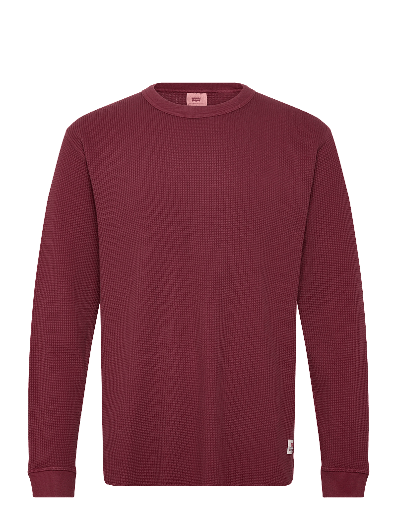 Levi's® - LS RLX THERMAL TEE GARMENT DYE - rundhals - reds - 1