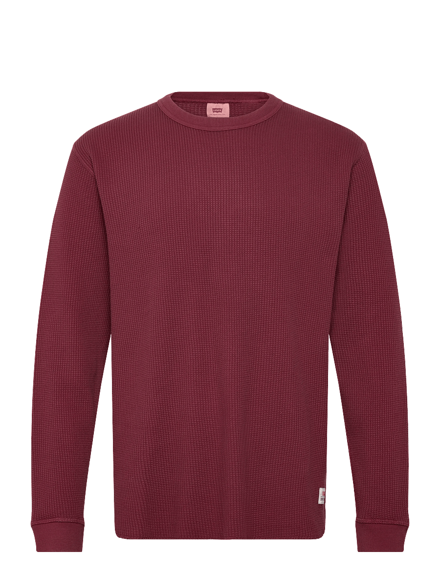 Levi's® - LS RLX THERMAL TEE GARMENT DYE - rundhals - reds - 1