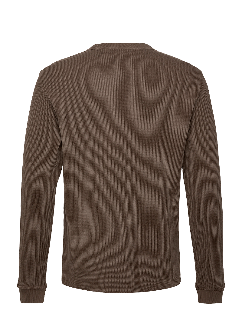 Levi's® - LS RLX THERMAL TEE GARMENT DYE - rund hals - browns - 2