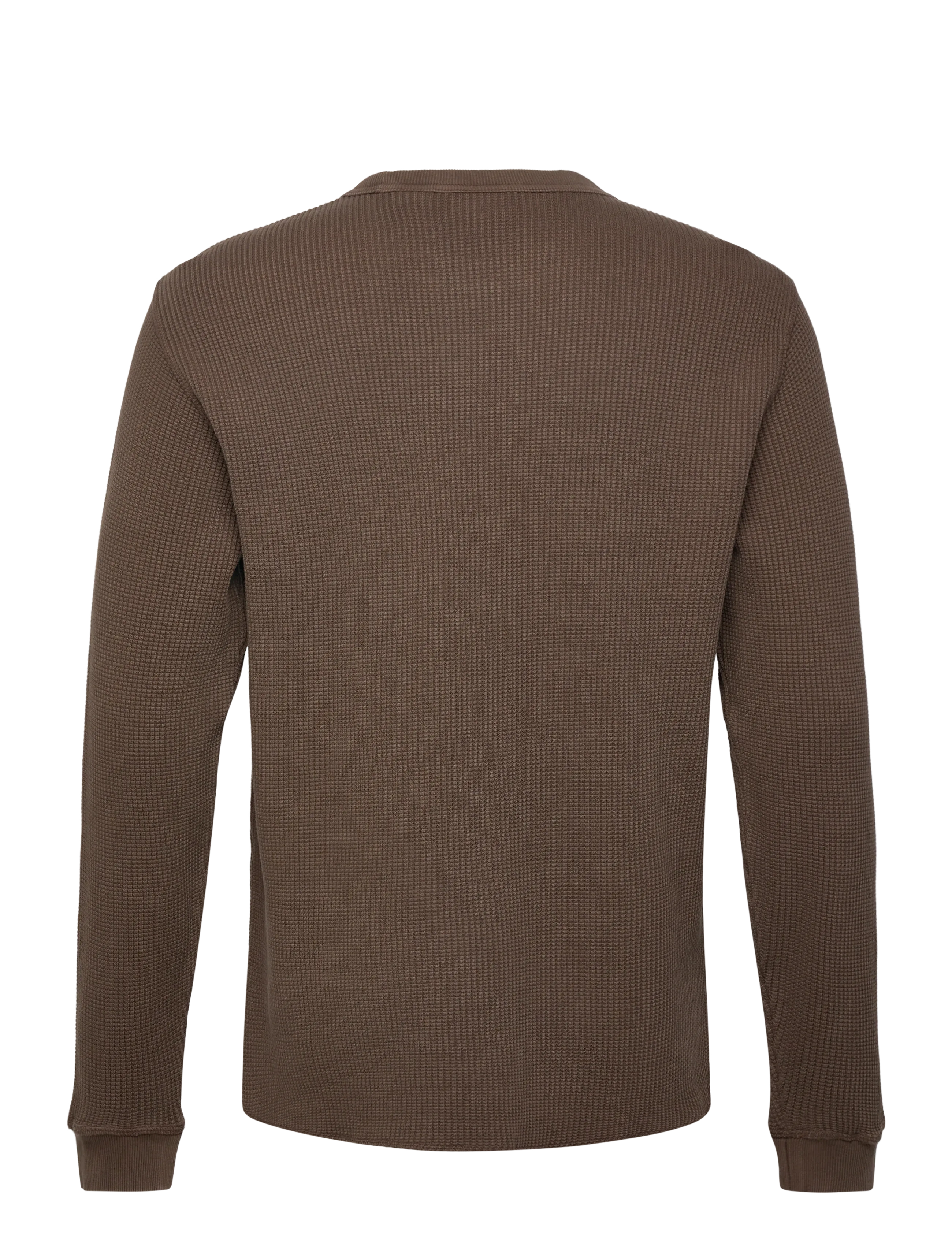 Levi's® - LS RLX THERMAL TEE GARMENT DYE - Ümmarguse kaelusega kudumid - browns - 2