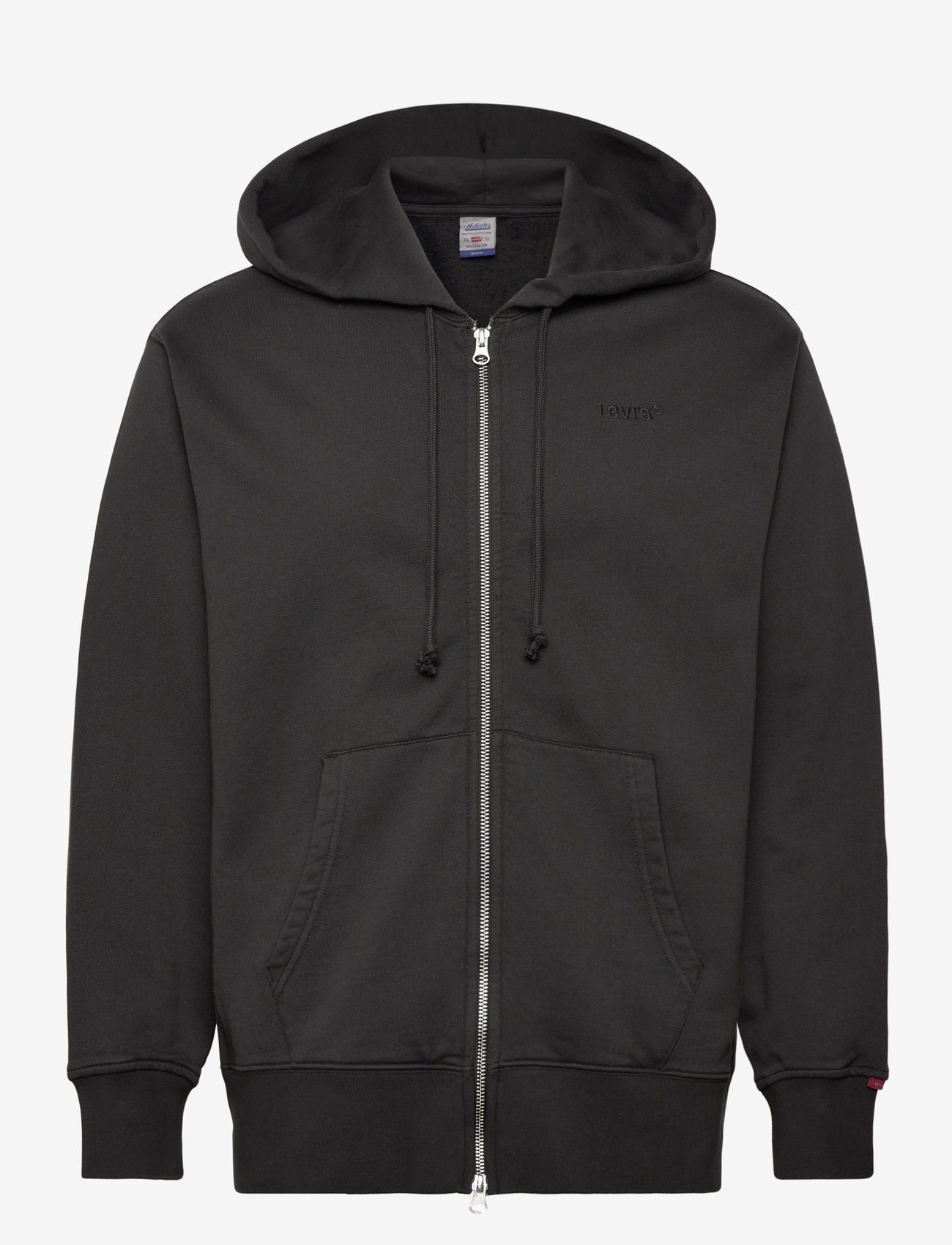 Levi's® - AUTHENTIC FULL ZIP BLACK AGATE - dressipluusid - blacks - 1