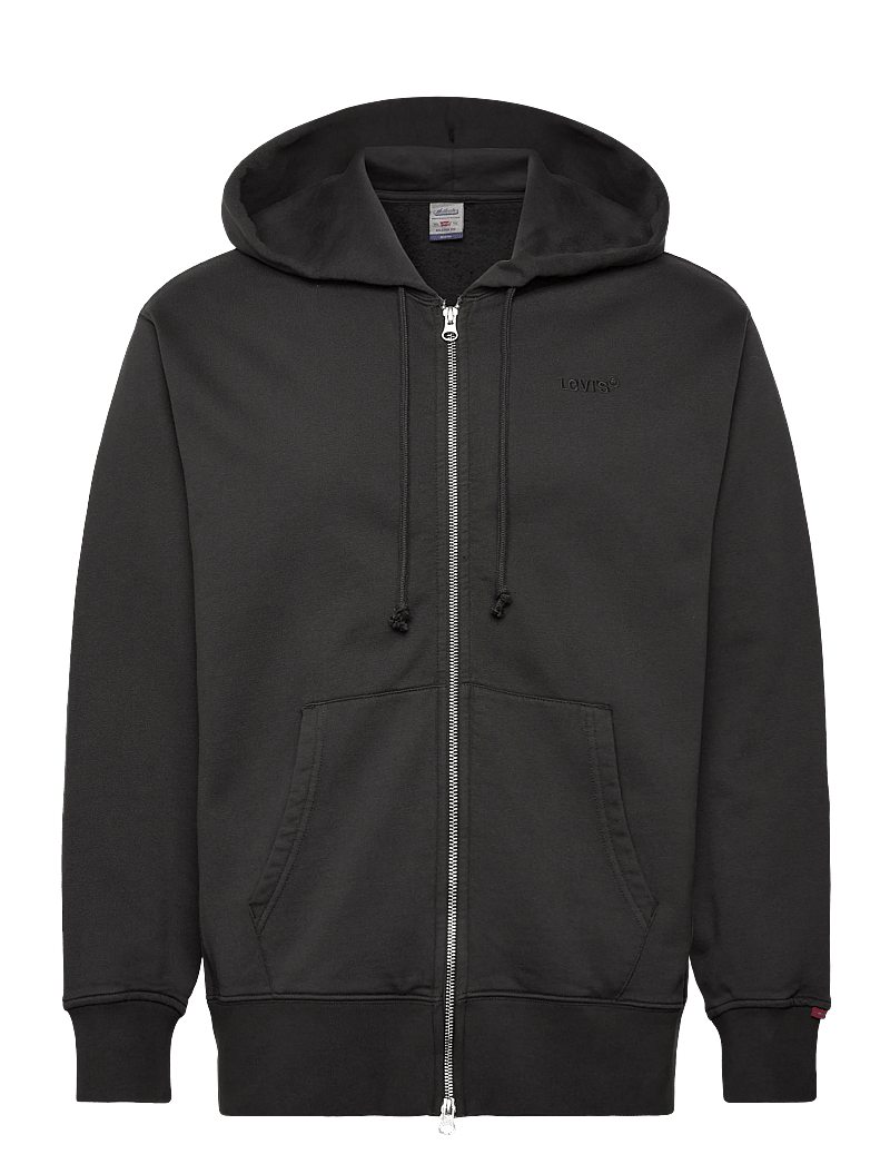 Levi's® - AUTHENTIC FULL ZIP BLACK AGATE - kapuzenpullover - blacks - 1