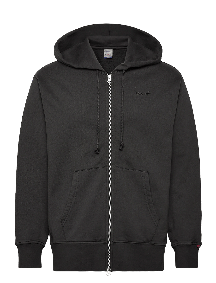 Levi's® - AUTHENTIC FULL ZIP BLACK AGATE - kapuzenpullover - blacks - 1