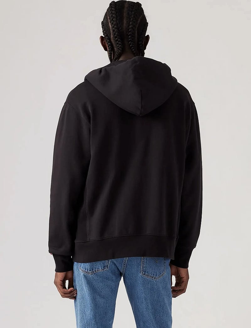 Levi's® - AUTHENTIC FULL ZIP BLACK AGATE - kapuzenpullover - blacks - 3