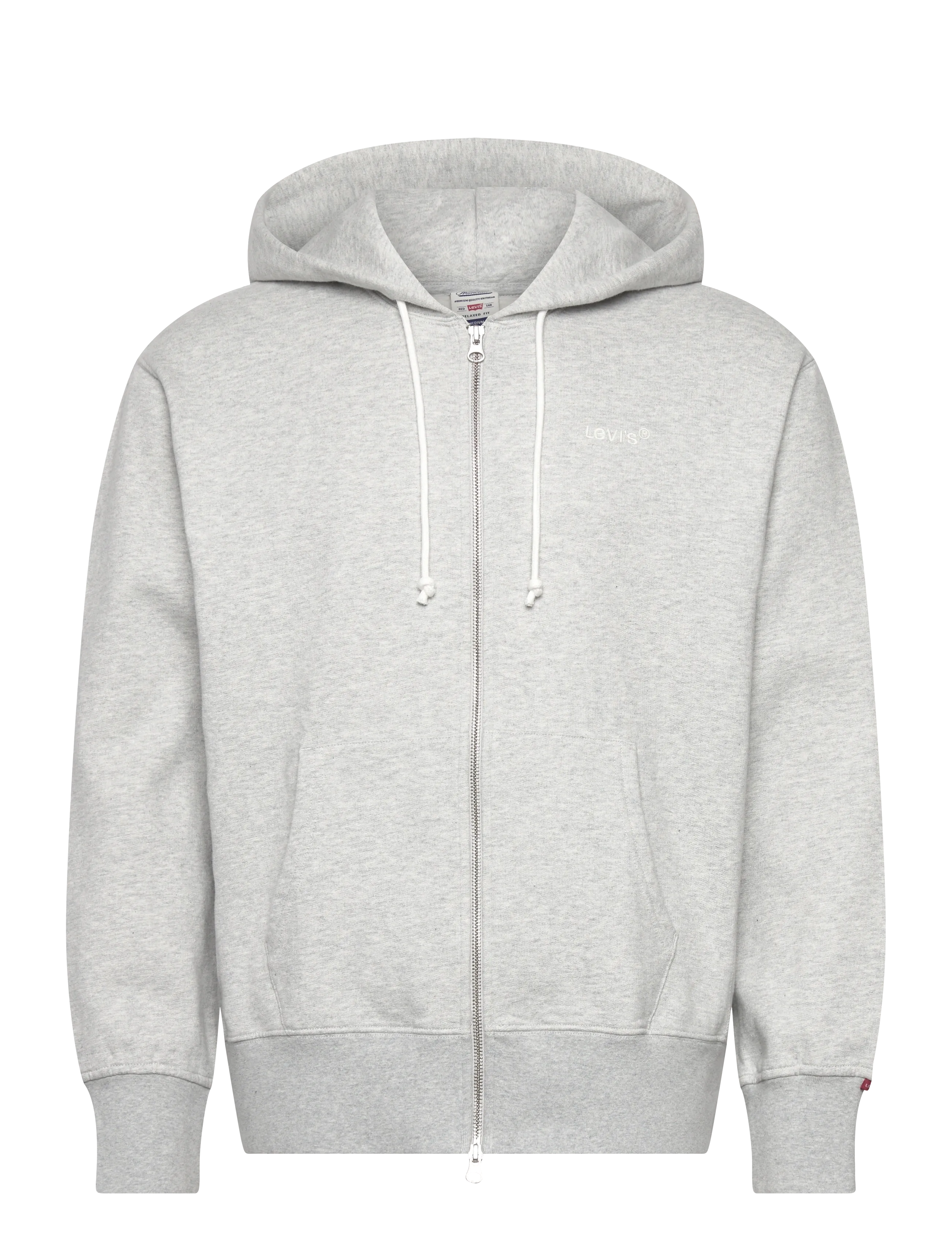 Levi's® AUTHENTIC FULL ZIP LIGHT GRAY - Hættetrøjer - NEUTRALS / grey