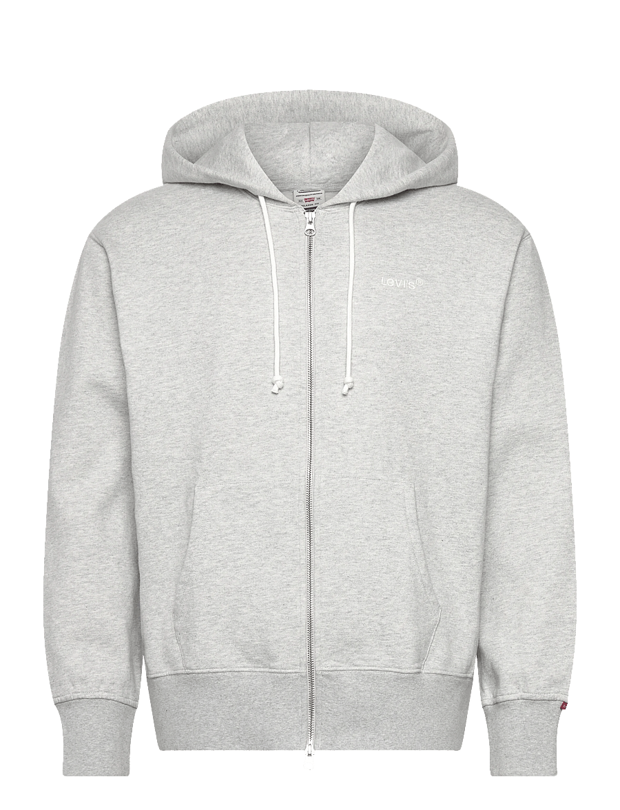 Levi's® - AUTHENTIC FULL ZIP LIGHT GRAY - hoodies - neutrals - 1