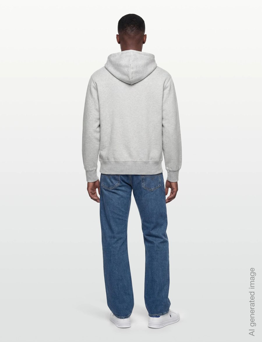 Levi's® - AUTHENTIC FULL ZIP LIGHT GRAY - bluzy z kapturem - neutralsd - 4
