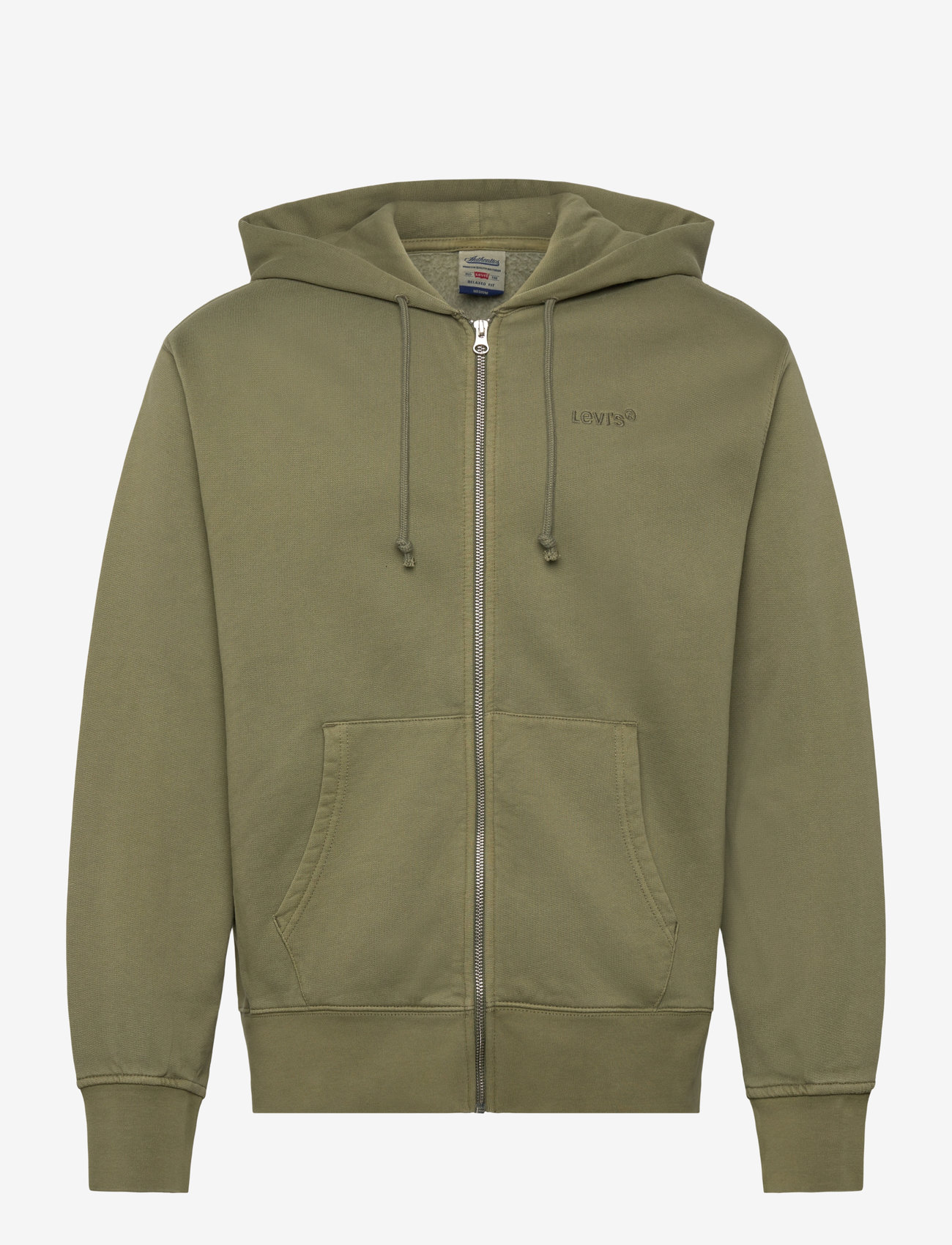 Levi's® - AUTHENTIC FULL ZIP MOSS OLIVE - greens - 1
