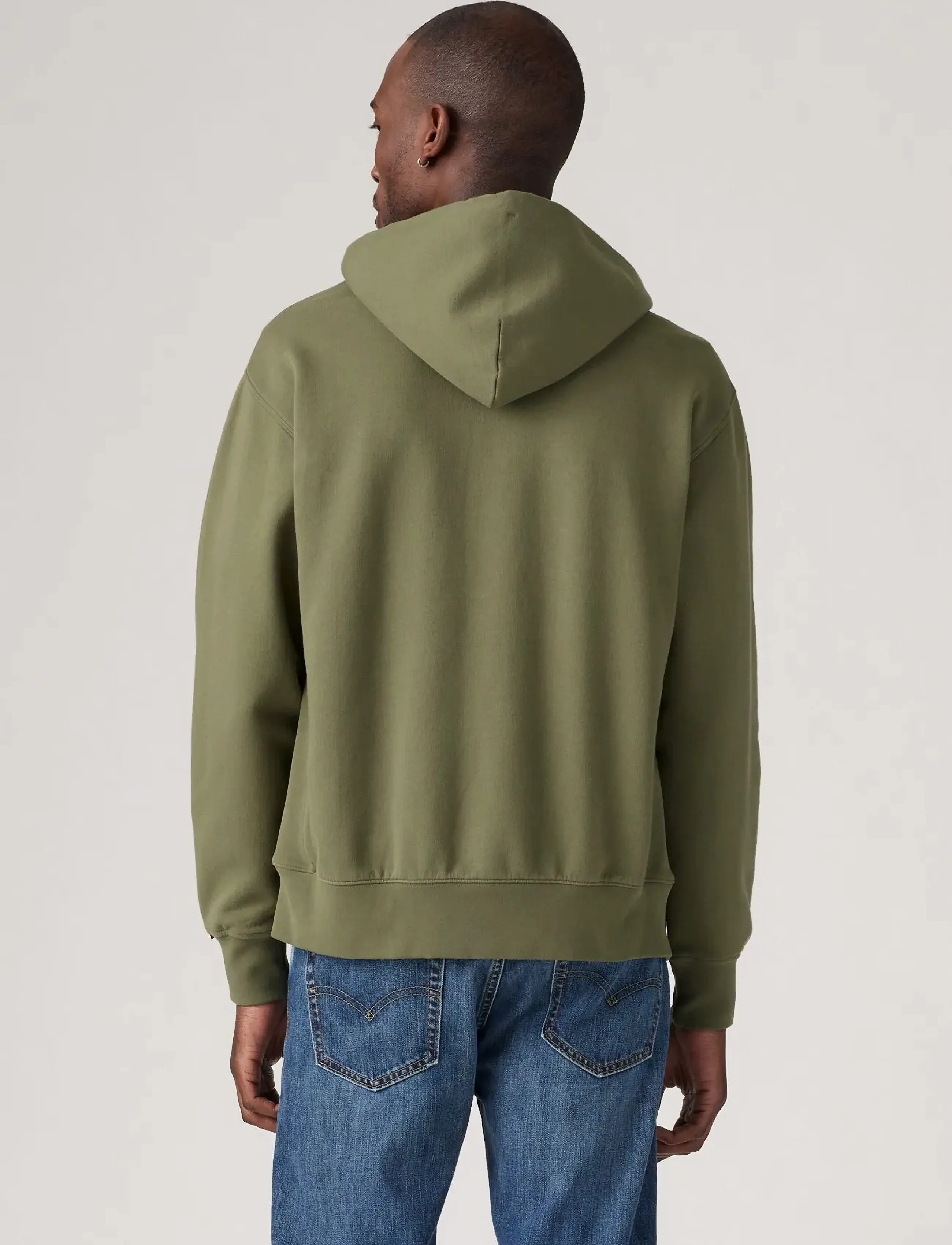 Levi's® - AUTHENTIC FULL ZIP MOSS OLIVE - greens - 4
