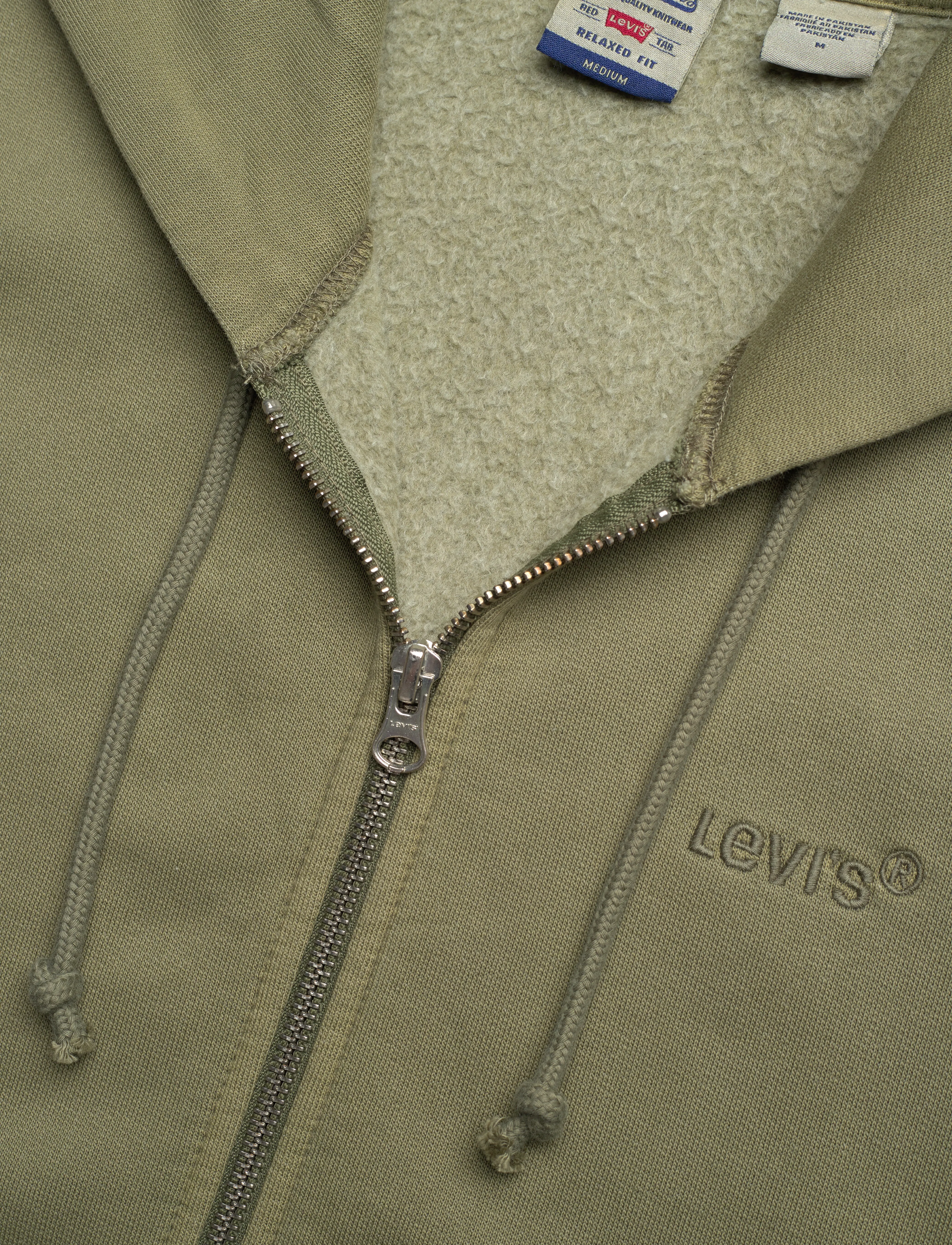 Levi's® - AUTHENTIC FULL ZIP MOSS OLIVE - greens - 5