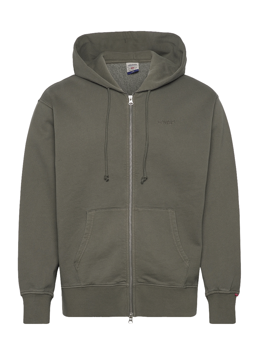 Levi's® - AUTHENTIC FULL ZIP GARMENT DYE - nach stil kaufen - greens - 1