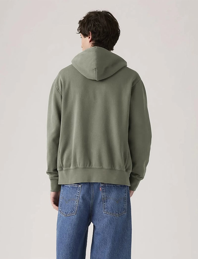 Levi's® - AUTHENTIC FULL ZIP GARMENT DYE - swetry - greens - 3