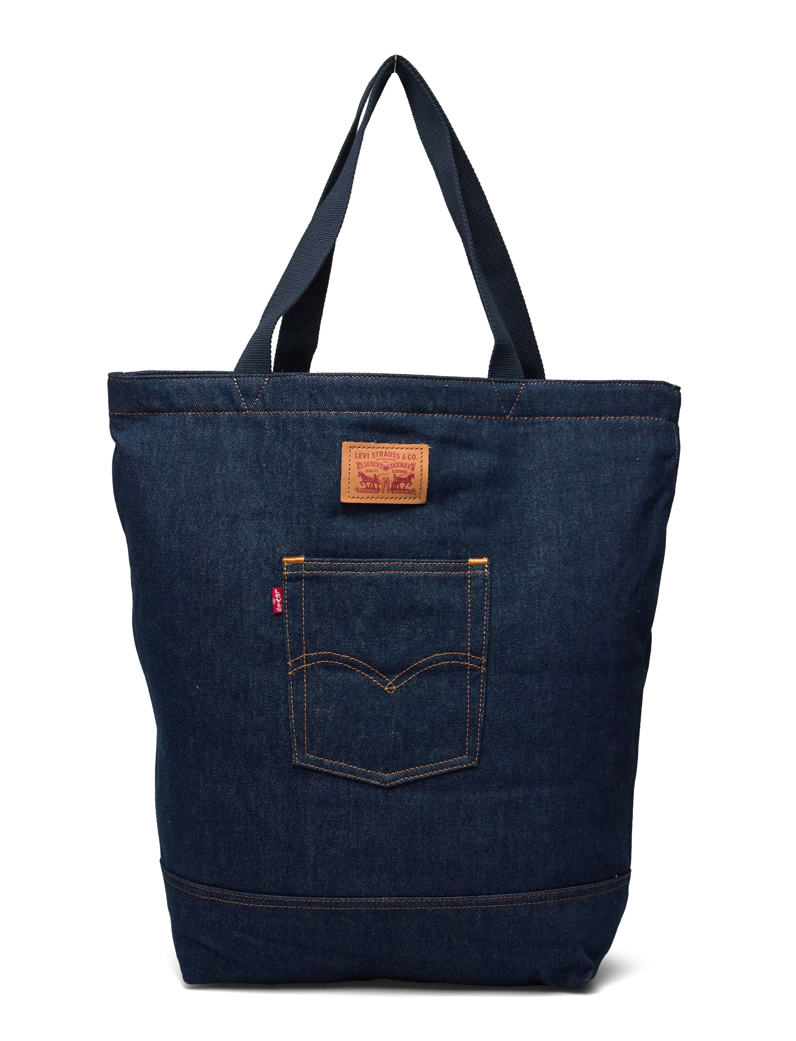Levi's® - THE LEVIS BACK POCKET TOTE IND - laveste priser - dark indigo - flat finish - 5