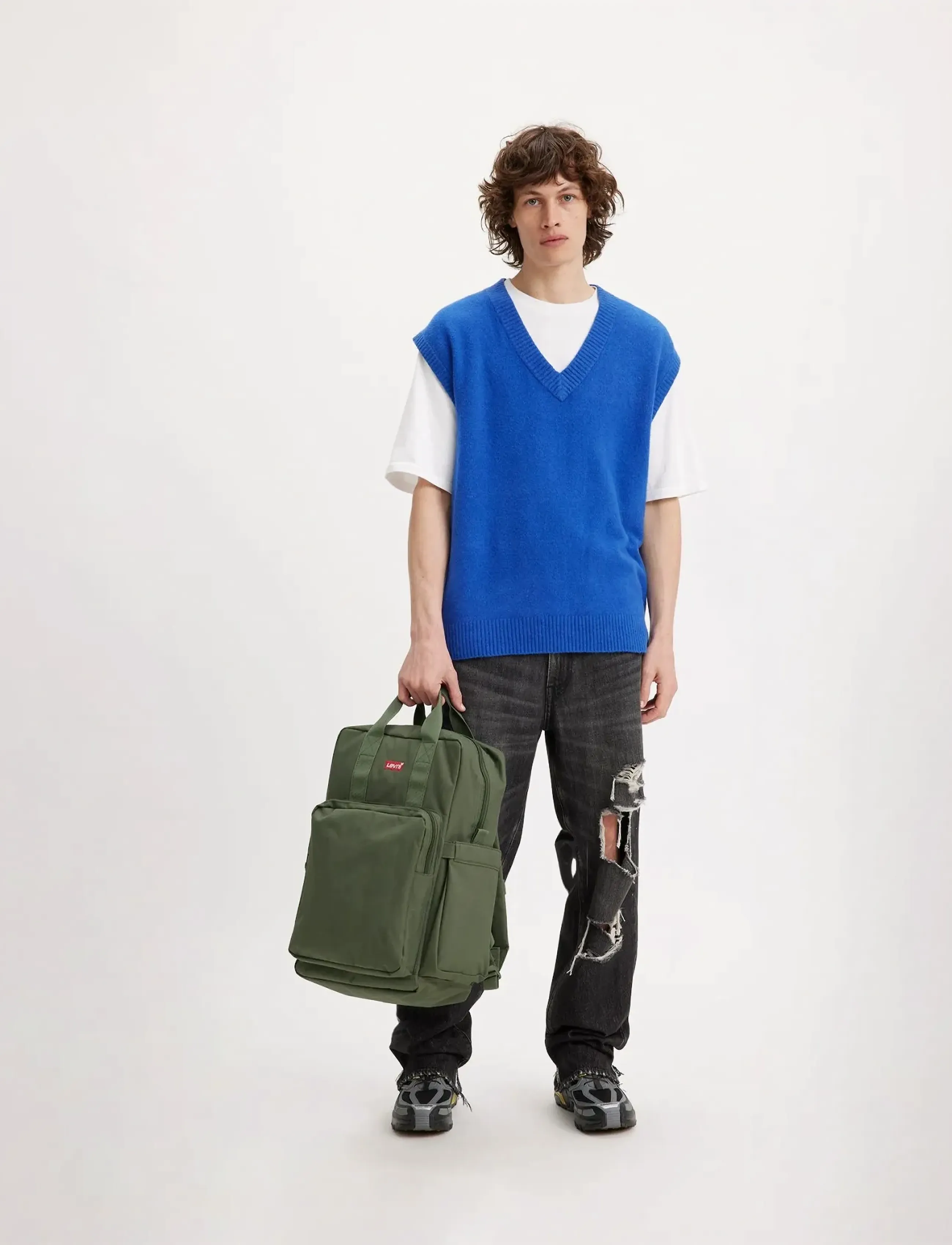 Levi's® - LPACK LARGE THYME - rucksäcke - greens - 5