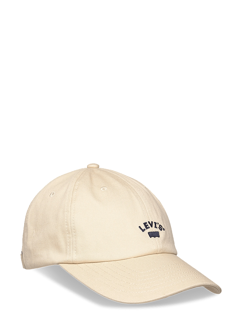 Levi's® - LAZY GIRL LOGO CAP WHITE SWAN - kasketter & caps - neutrals - 1