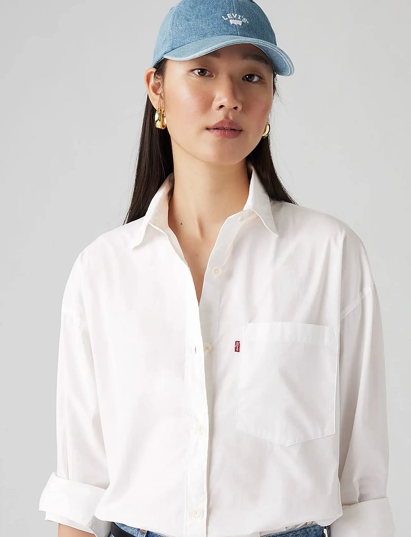 Levi's® - LAZY GIRL LOGO CAP INDIGO LIGH - kepsar - light indigo - flat finis - 0