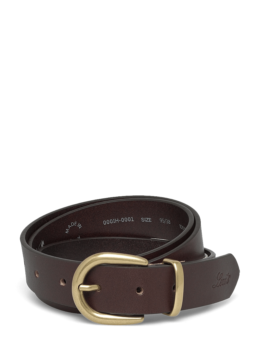 Levi's® - WOMENS PHOEBE BELT LEATHER BRO - leather belts - neutrals - 0