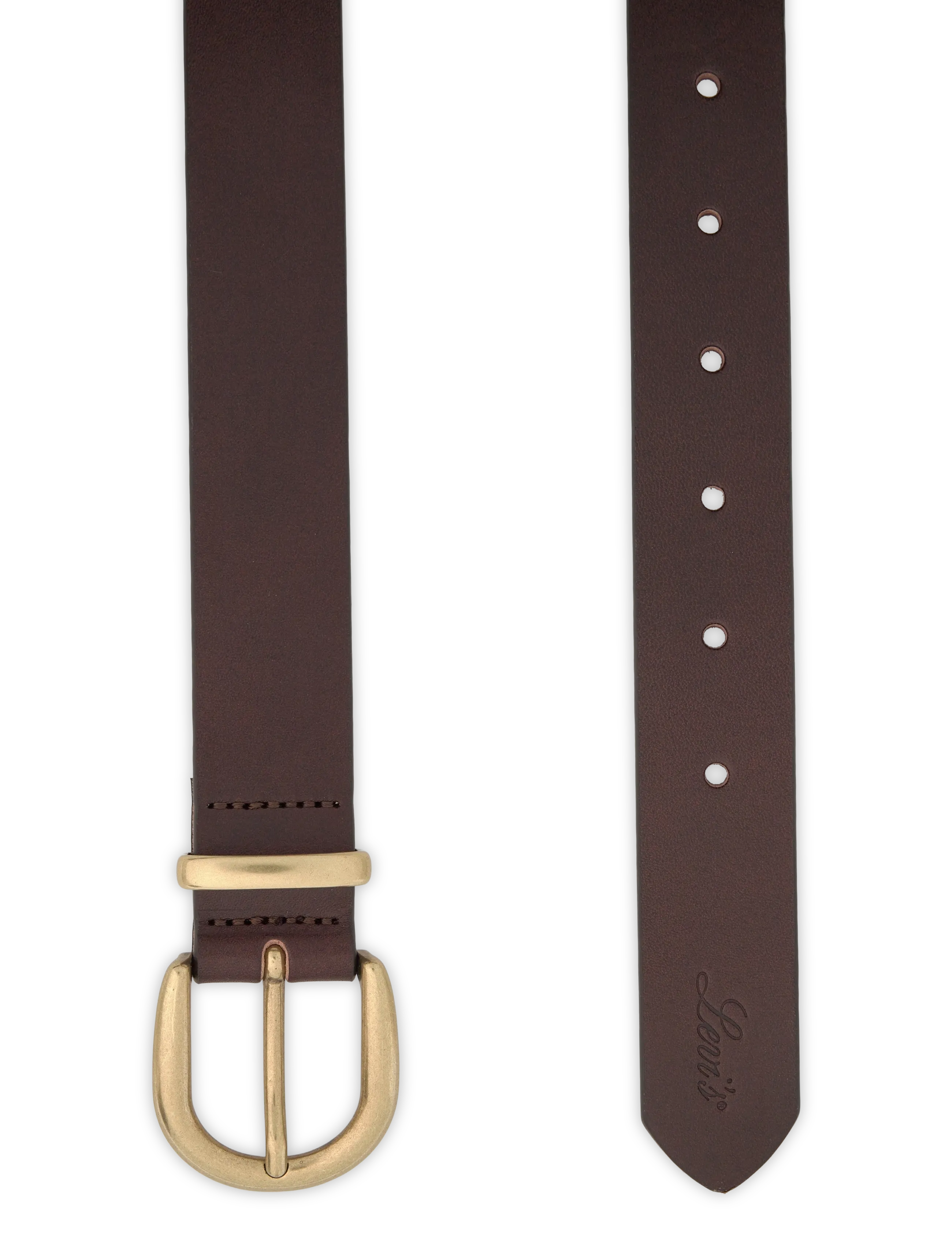 Levi's® - WOMENS PHOEBE BELT LEATHER BRO - ledergürtel - neutrals - 1