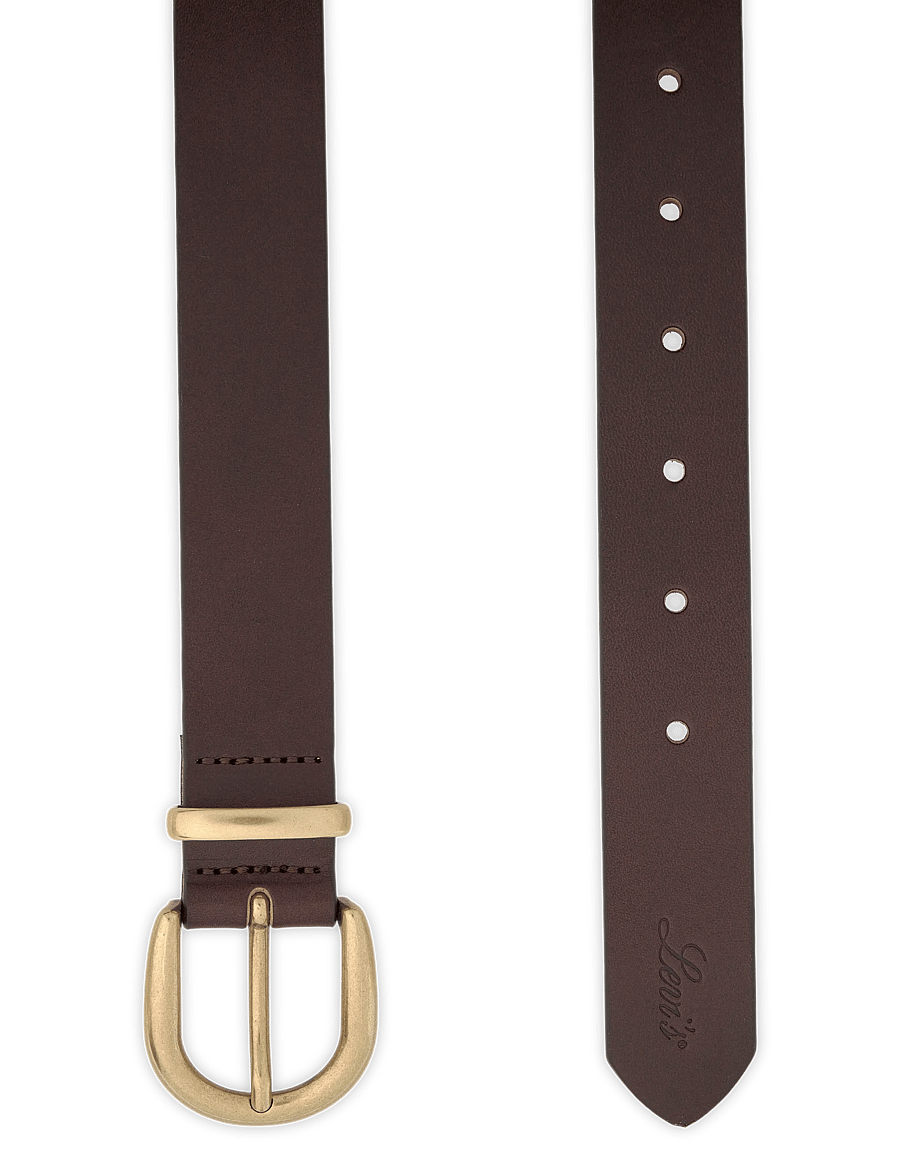 Levi's® - WOMENS PHOEBE BELT LEATHER BRO - leather belts - neutrals - 1