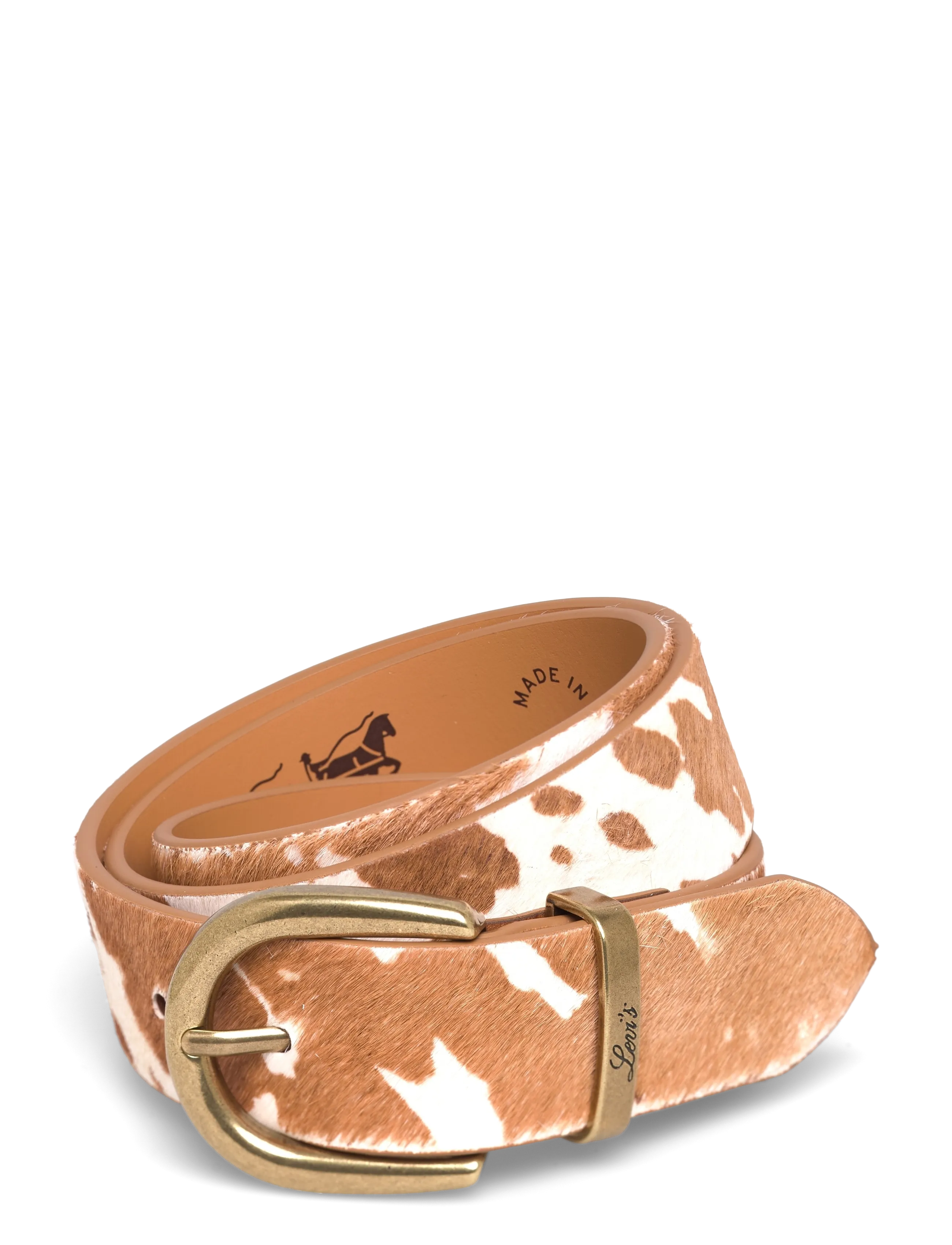 Levi's® WOMENS PHOEBE BELT GLAZED GING - Casual gürtel - BROWNS / multi
