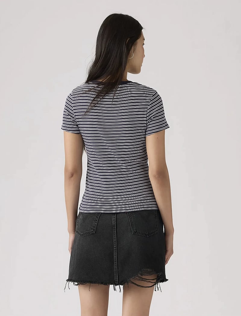 Levi's® - ESSENTIAL HM SS TEE MILA STRIP - t-särgid - blues - 3