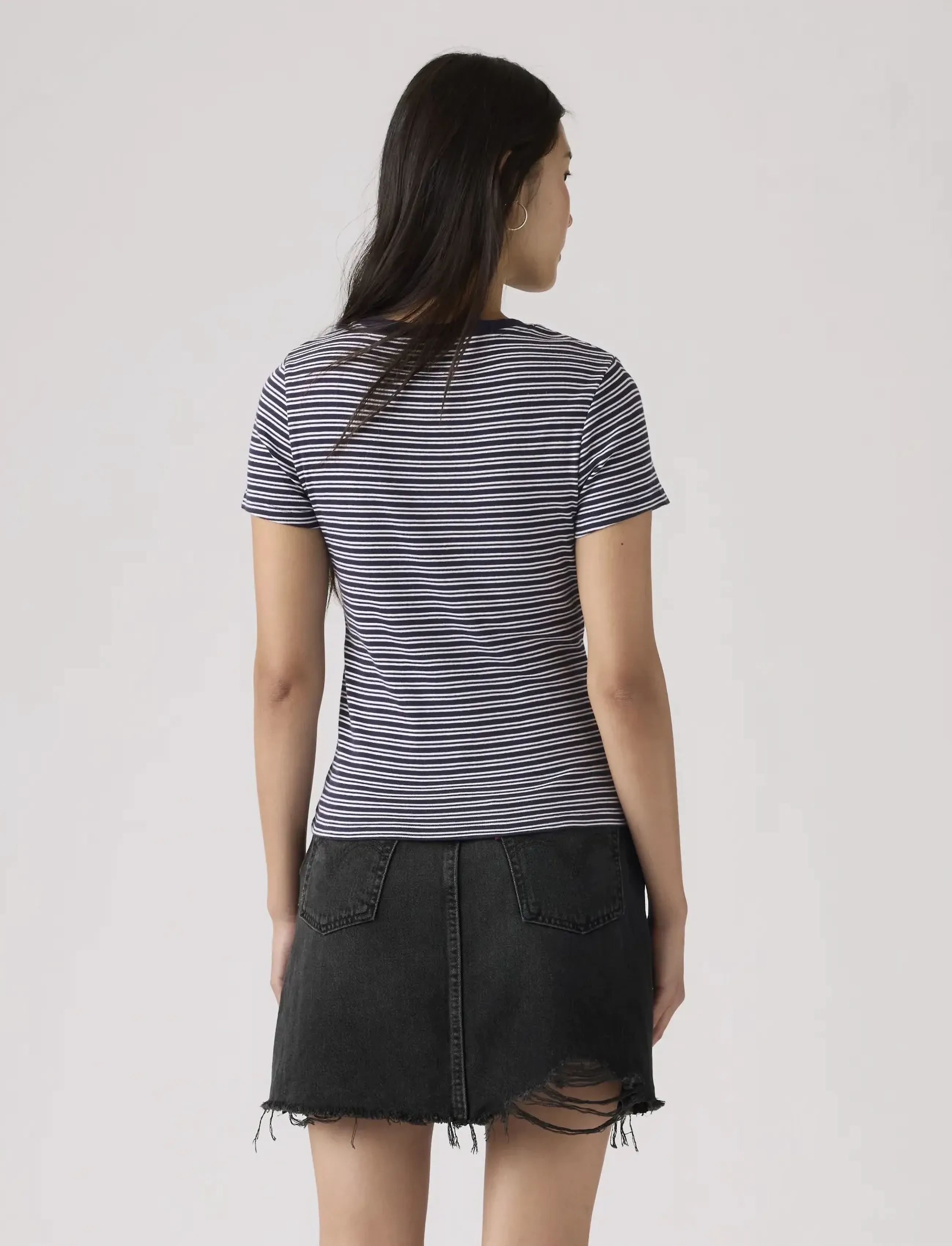 Levi's® - ESSENTIAL HM SS TEE MILA STRIP - t-shirts - blues - 3
