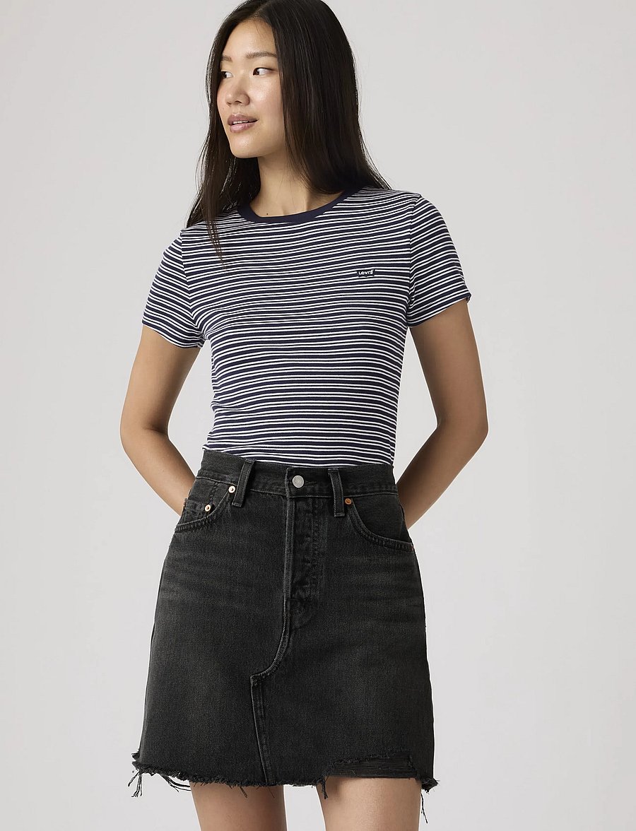 Levi's® - ESSENTIAL HM SS TEE MILA STRIP - t-shirts - blues - 5