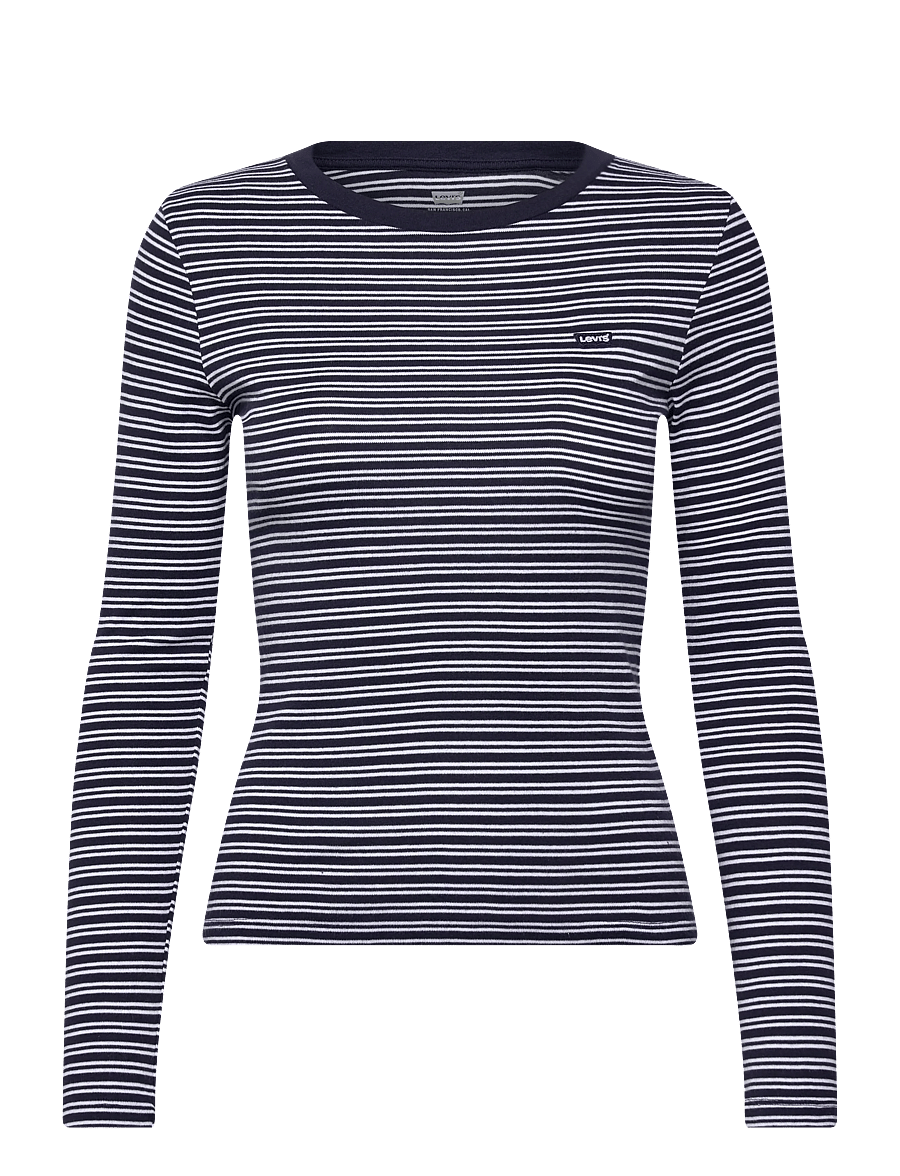 Levi's® - ESSENTIAL HM LS TEE MILA STRIP - langärmlige tops - blues - 1