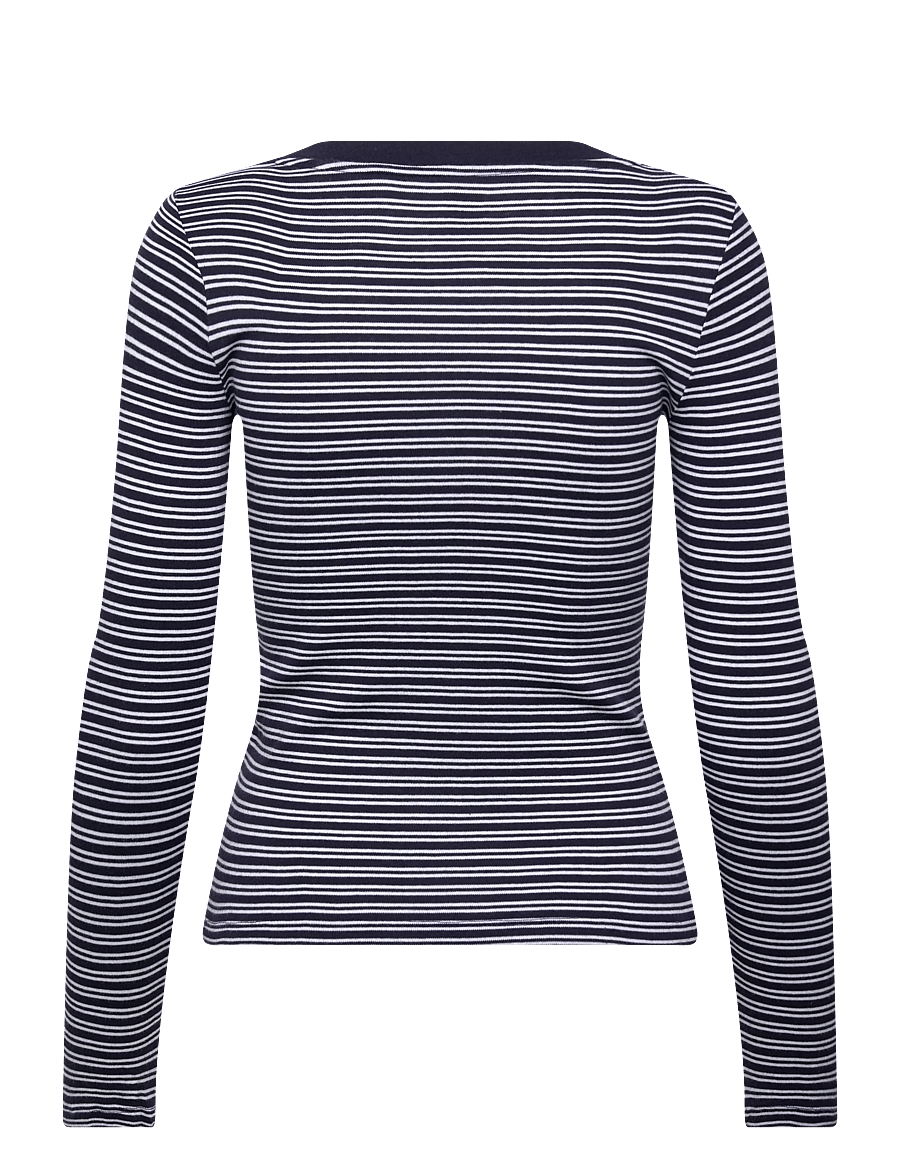 Levi's® - ESSENTIAL HM LS TEE MILA STRIP - langärmlige tops - blues - 2