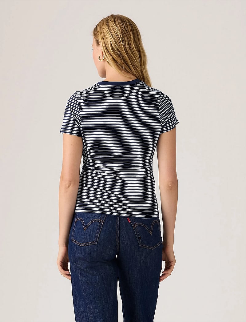 Levi's® - ESSENTIAL HM LS TEE MILA STRIP - langærmede toppe - blues - 3