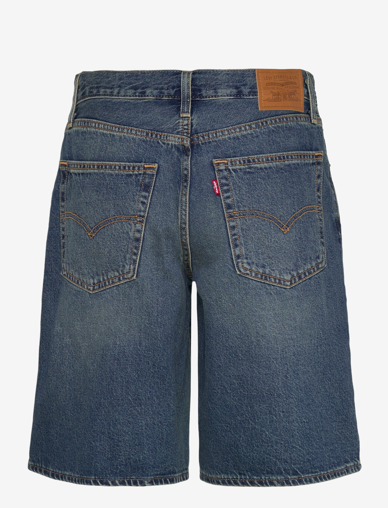 Levi's® - BAGGY DAD JORT HINGED HEART JO - jeansshorts - dark indigo - worn in - 2