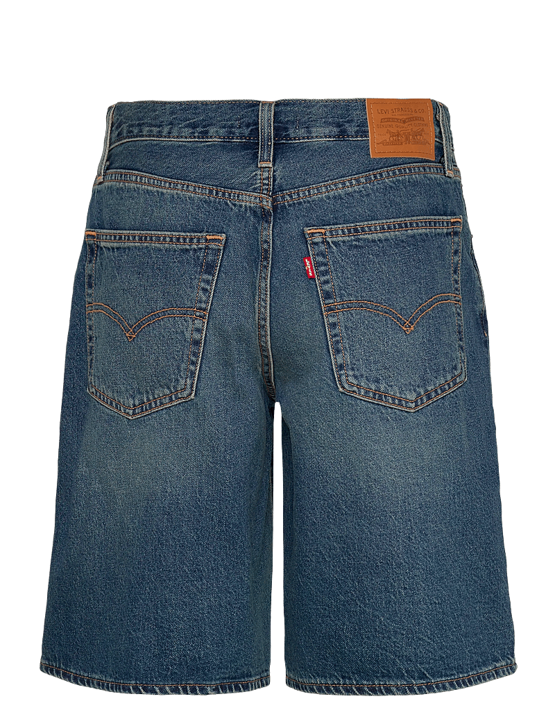 Levi's® - BAGGY DAD JORT HINGED HEART JO - jeansshorts - dark indigo - worn in - 2
