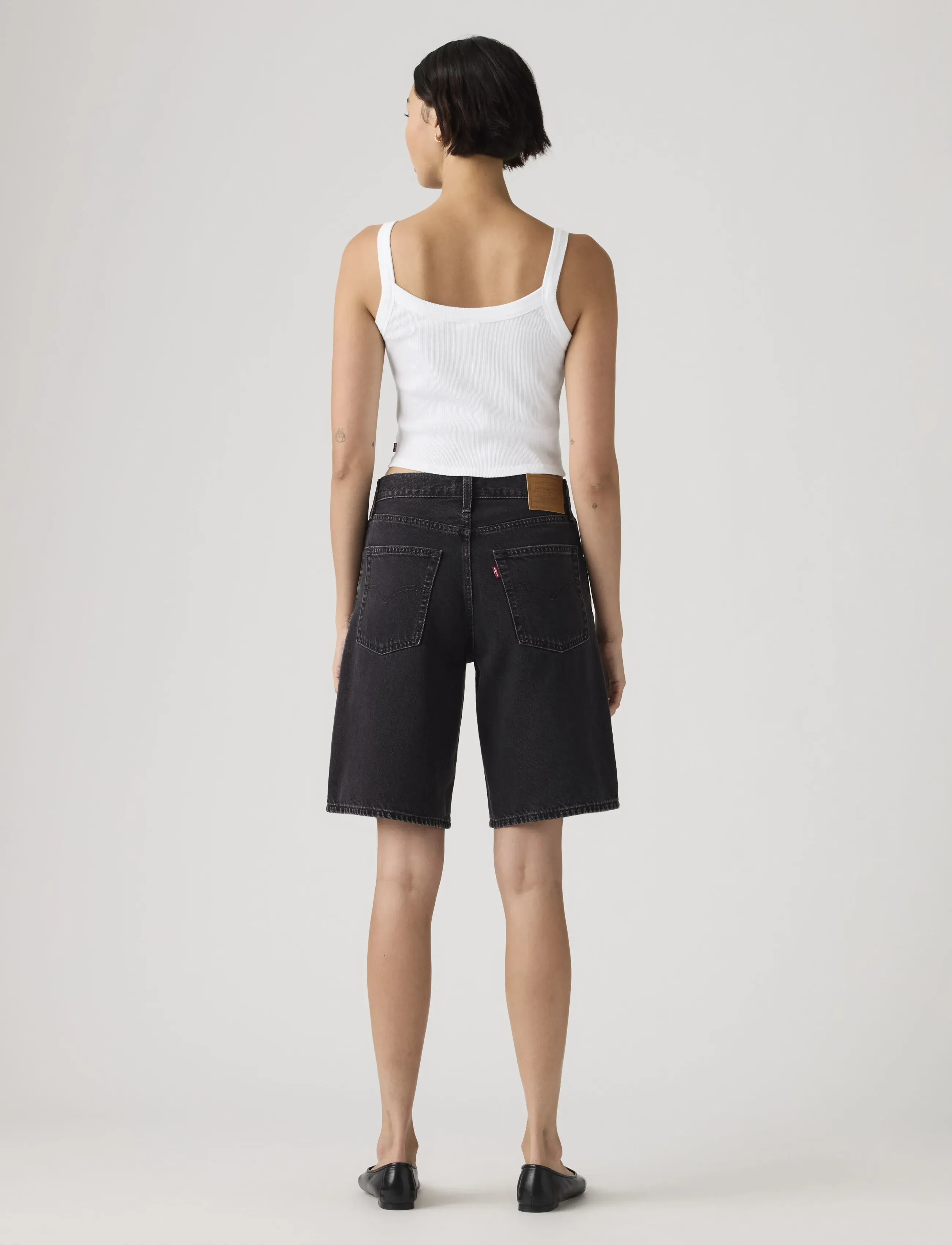 Levi's® - BAGGY DAD JORT OPEN MIND FP - gallastuttbuxur - blacks - 4