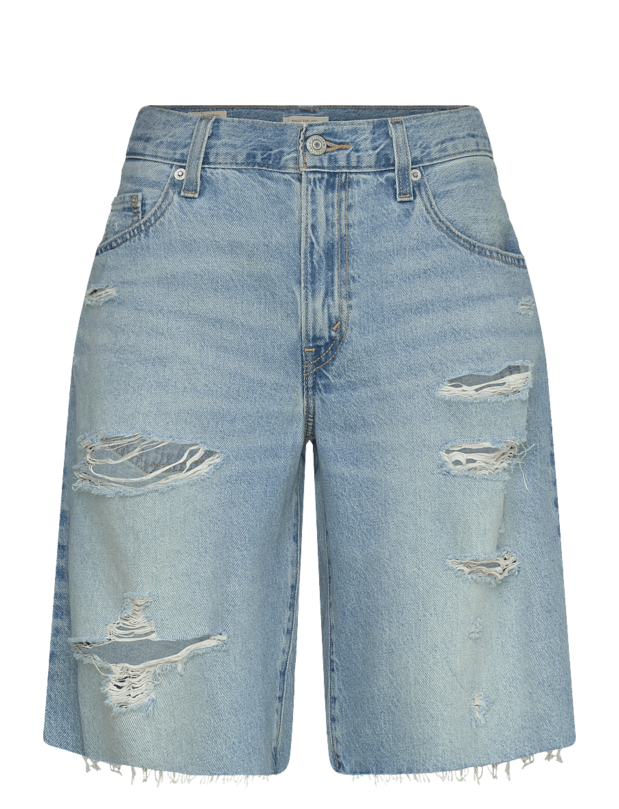 Levi's® - BAGGY DAD JORT BEEN THERE JORT - short en jeans - light indigo - worn in - 0