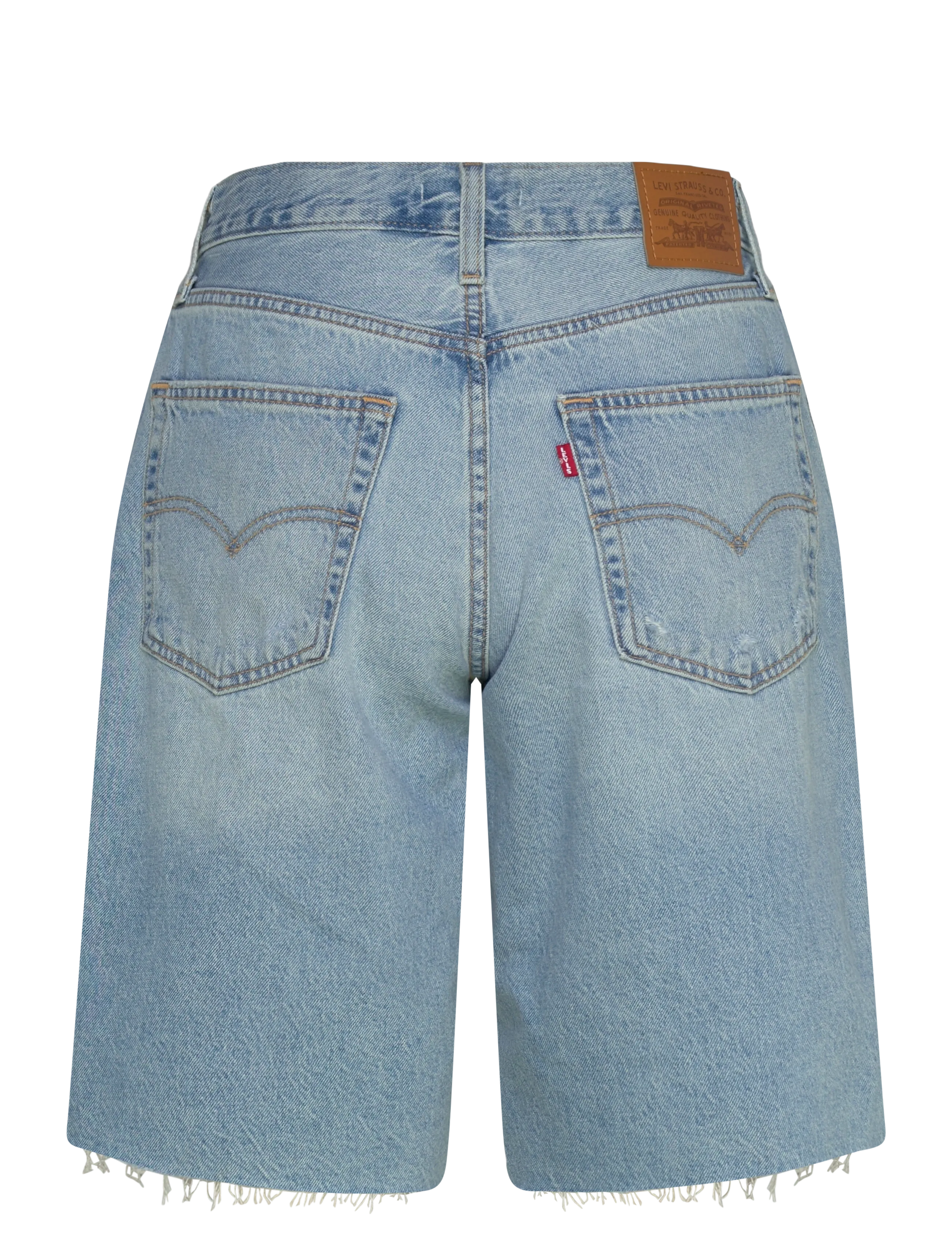 Levi's® - BAGGY DAD JORT BEEN THERE JORT - short en jeans - light indigo - worn in - 1