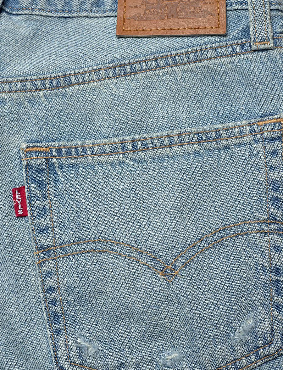 Levi's® - BAGGY DAD JORT BEEN THERE JORT - short en jeans - light indigo - worn in - 5