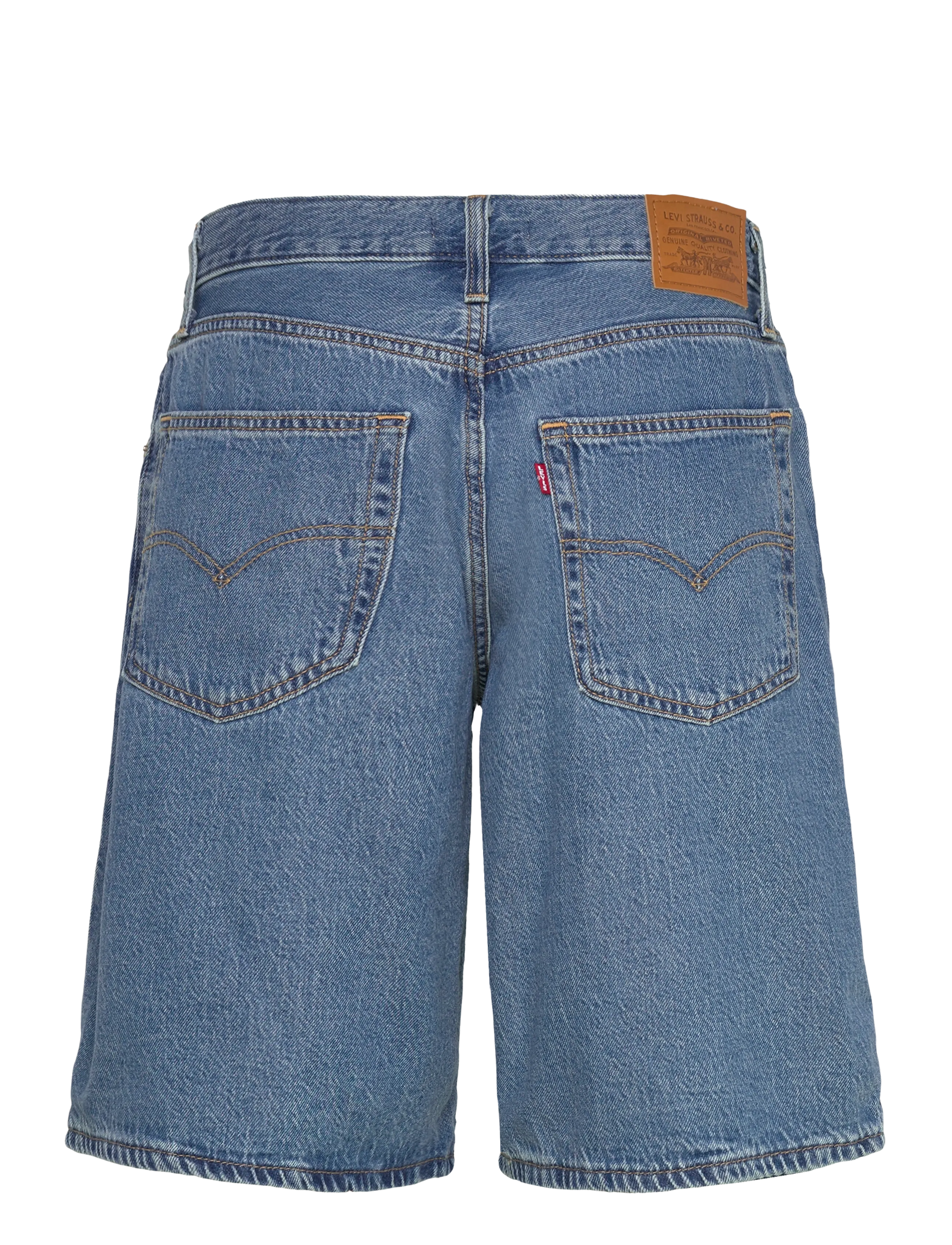 Levi's® - BAGGY DAD JORT OWN IT TENCEL - jorts - med indigo - flat finish - 2