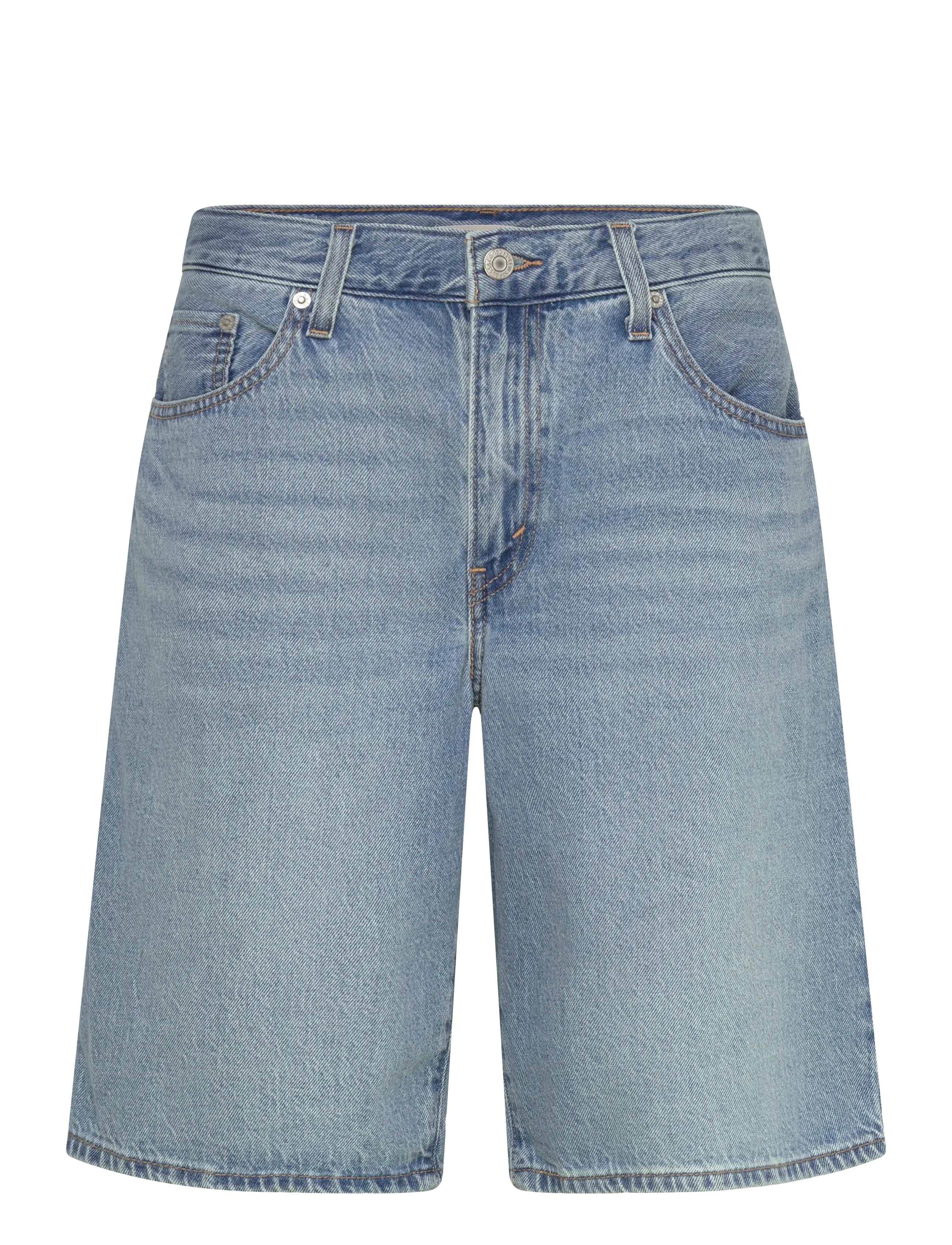 Levi's® BAGGY DAD JORT WE DID IT SHORT - Levi's® - MED INDIGO - WORN IN / blue