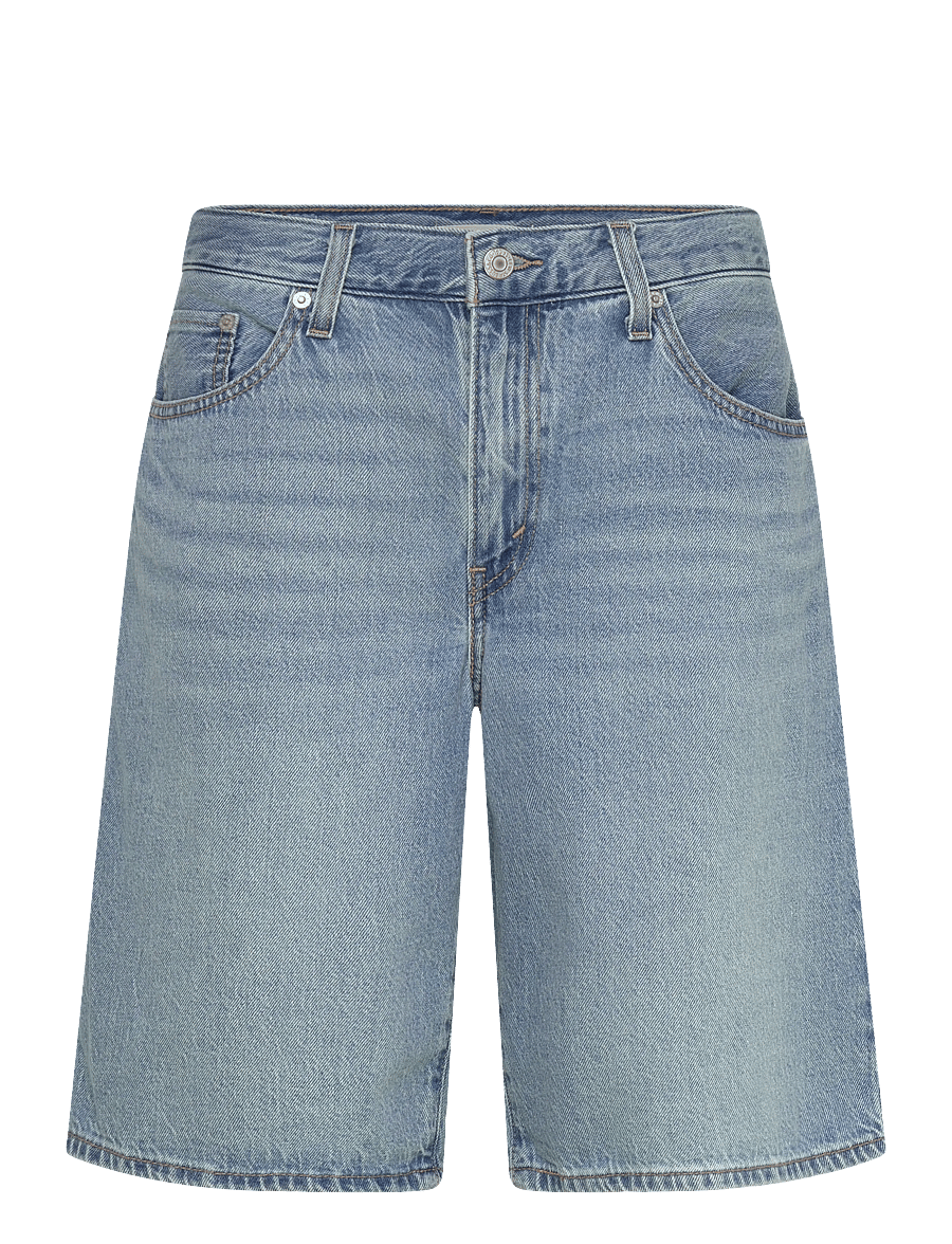 Levi's® - BAGGY DAD JORT WE DID IT SHORT - jorts - med indigo - worn in - 1