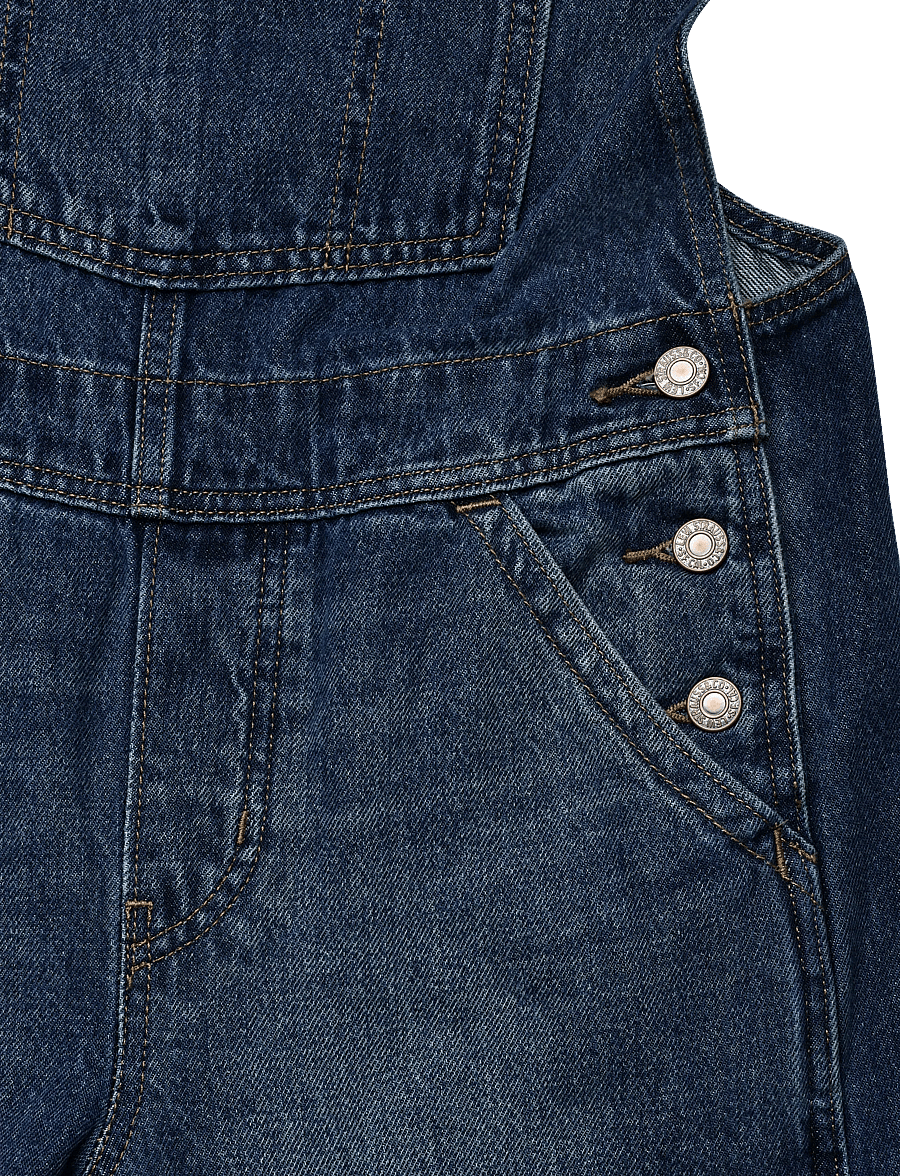 Levi's® - FL BAGGY OVERALL GO UPSTAIRS - jumpsuits - dark indigo - worn in - 3