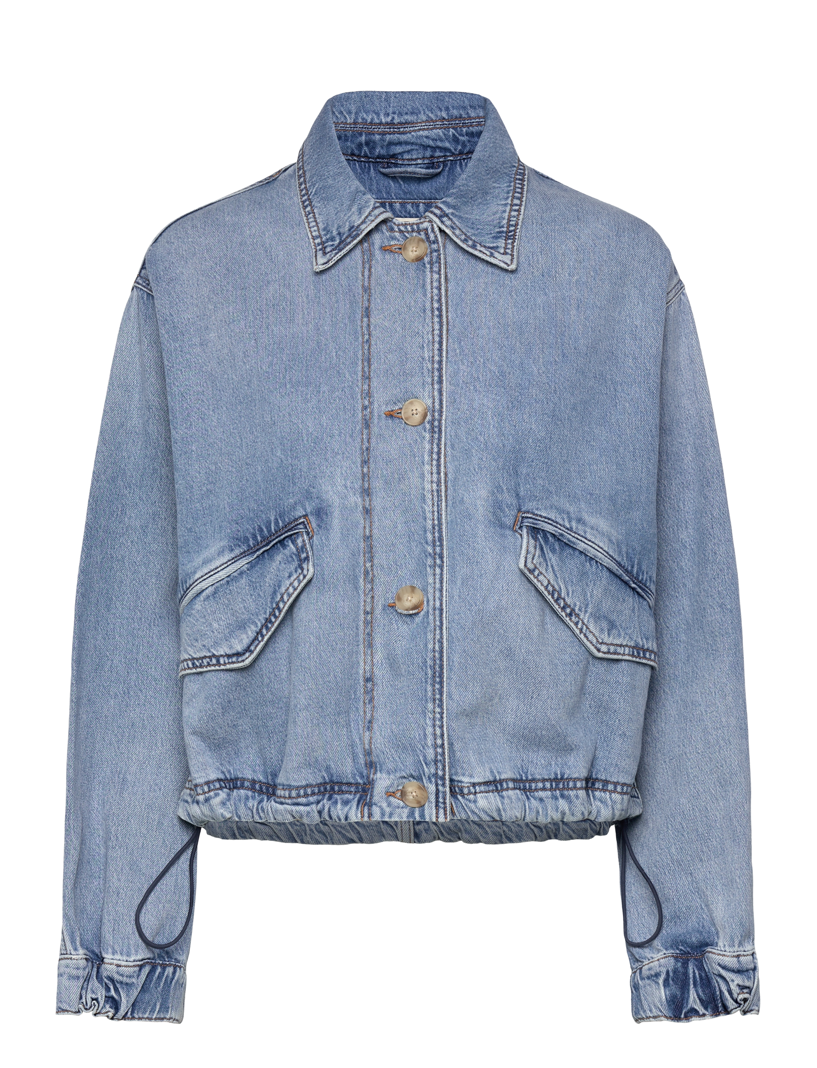 Levi's® - JANIS UTILITY JACKET GOOD COUN - light indigo - worn in - 1