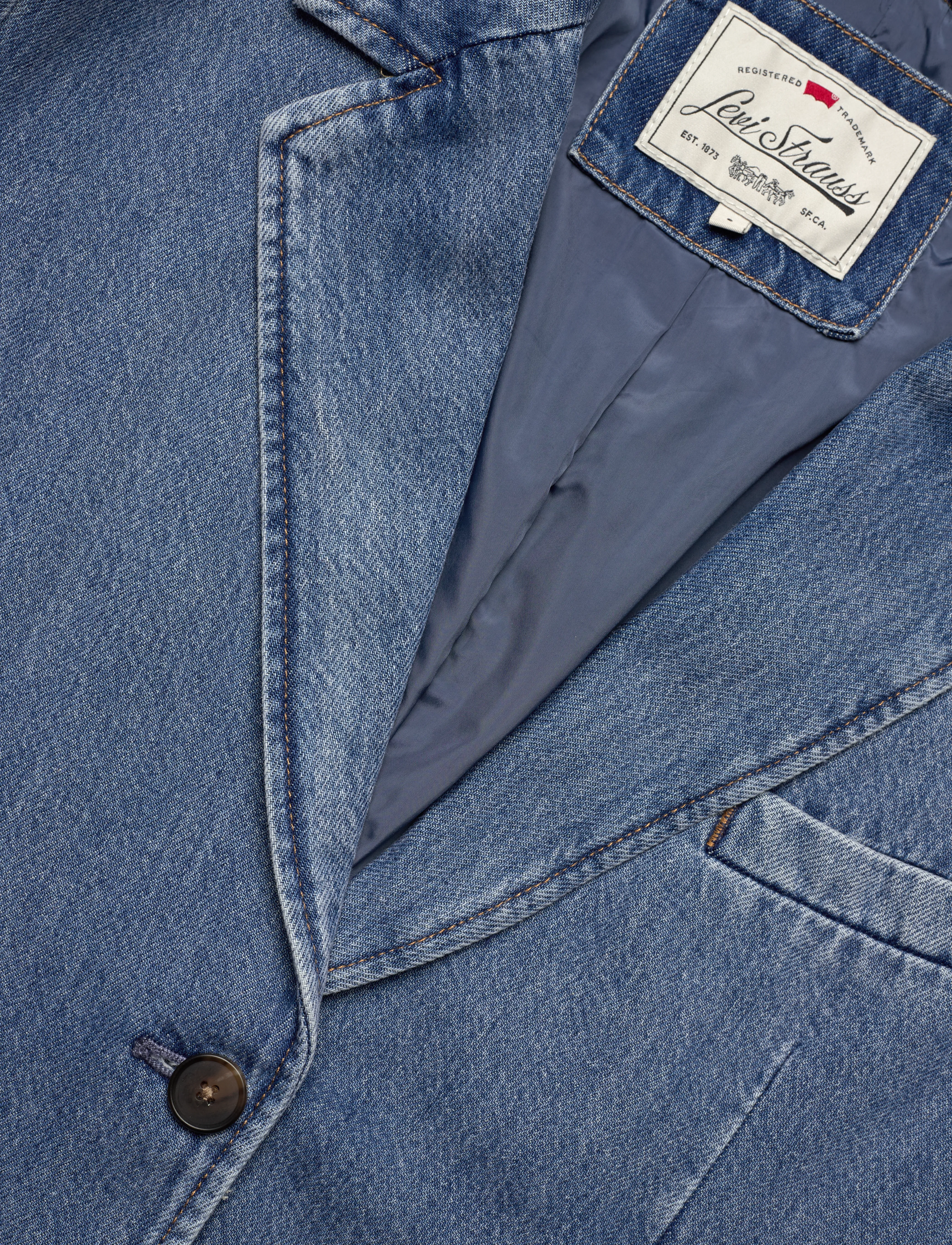 Levi's® - STELLA RELAXED BLAZER FOOLISH - med indigo - flat finish - 3
