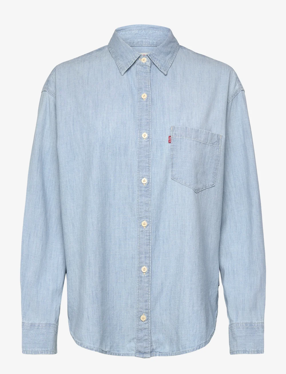 Levi's® - HARLIE BOYFRIEND SHIRT WHERE I - light indigo - worn in - 0