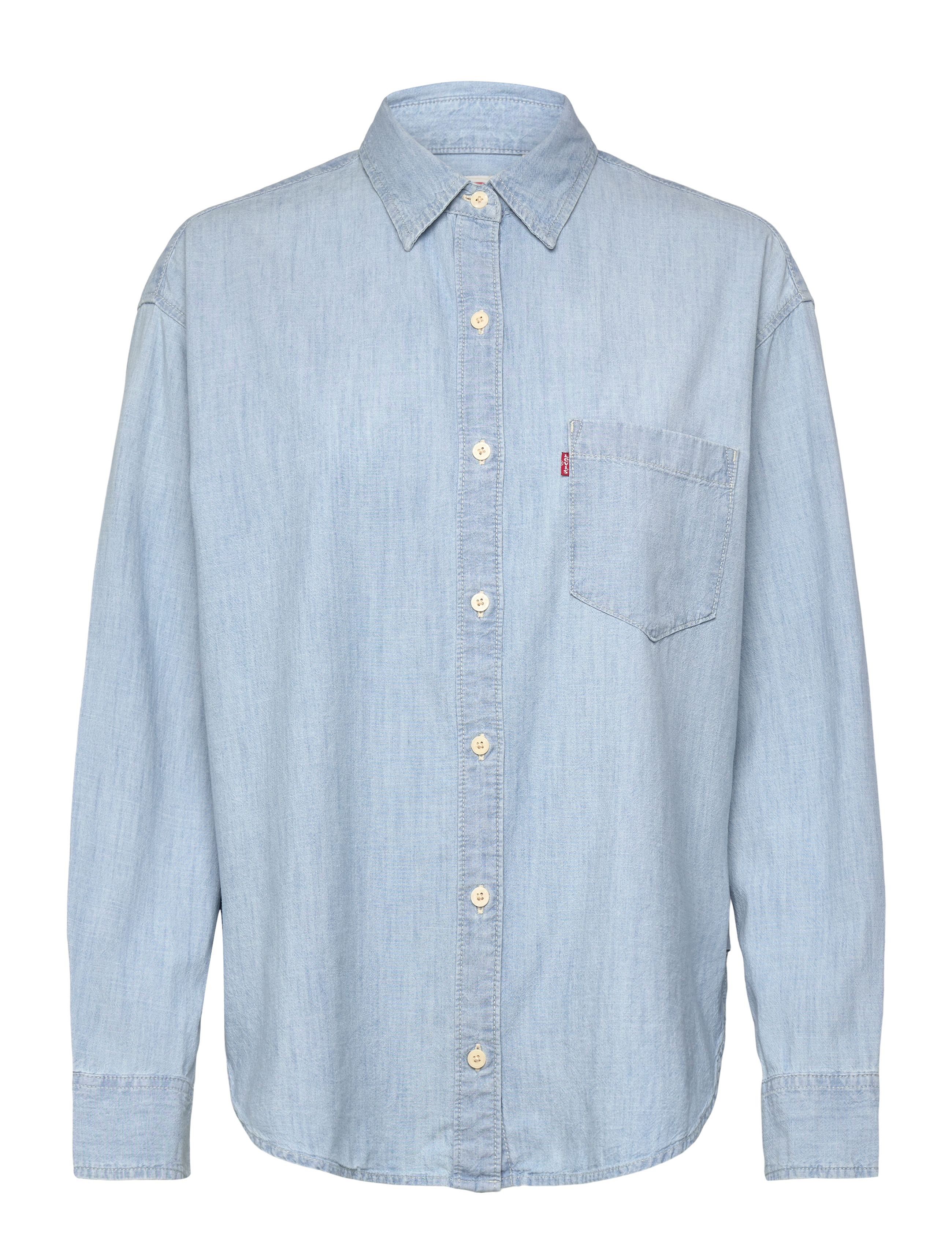 Levi's® - HARLIE BOYFRIEND SHIRT WHERE I - light indigo - worn in - 1